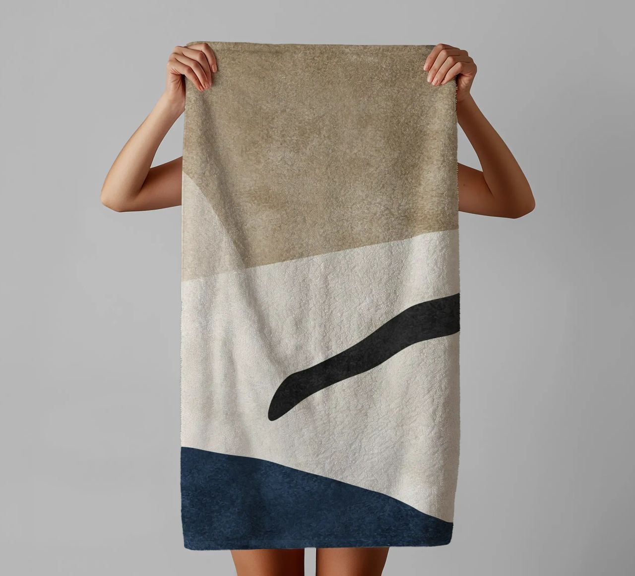abstract boho art 1 asciugamano da bagno da vintageshop