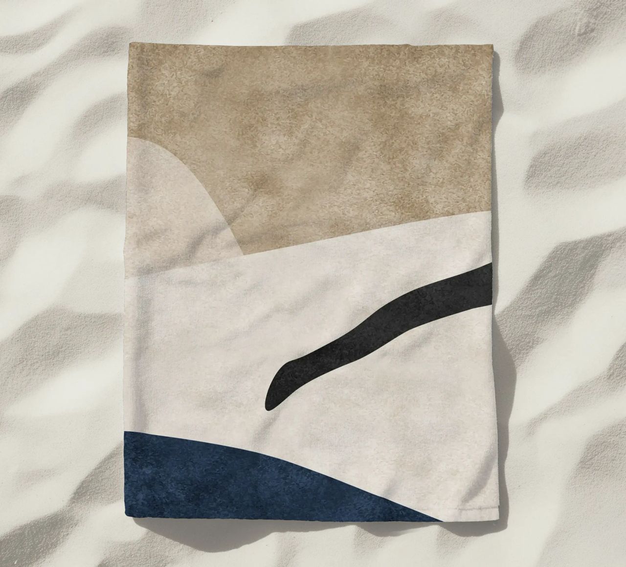 abstract boho art 1 telo mare da vintageshop