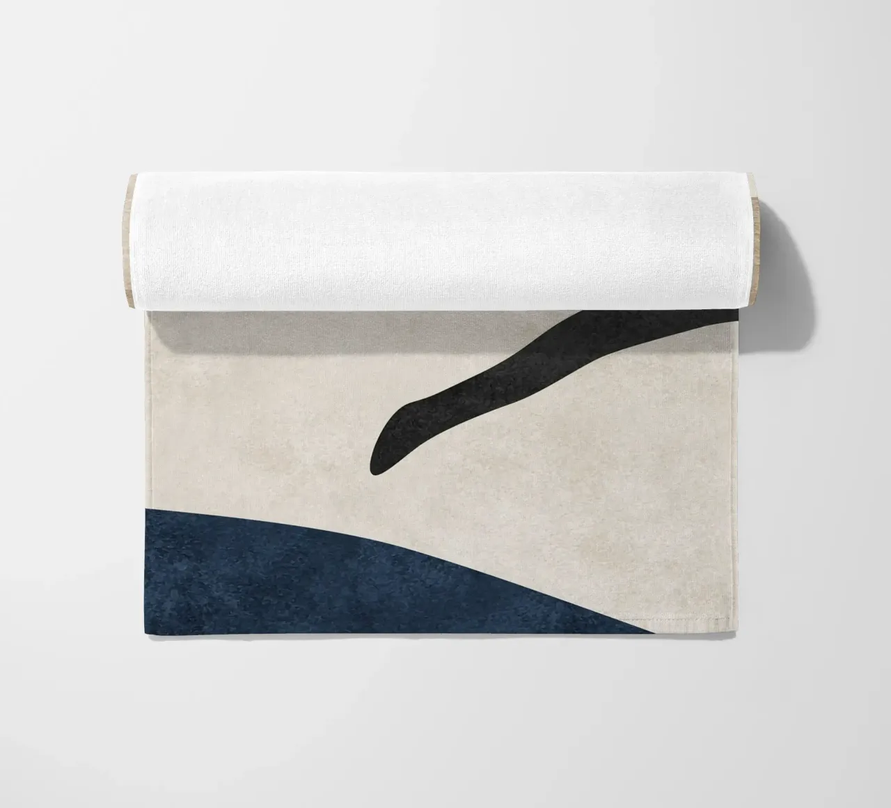 abstract boho art 1 telo mare da vintageshop