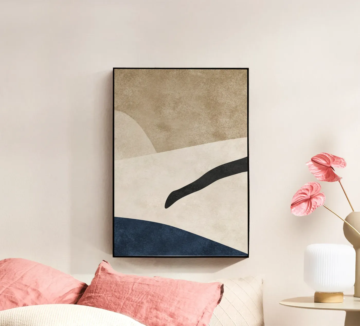 abstract boho art 1 plexiglass da vintageshop