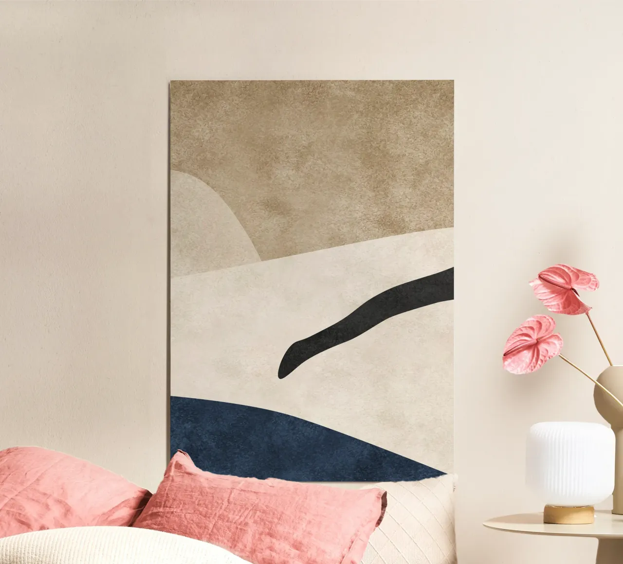 abstract boho art 1 alluminio dibond da vintageshop
