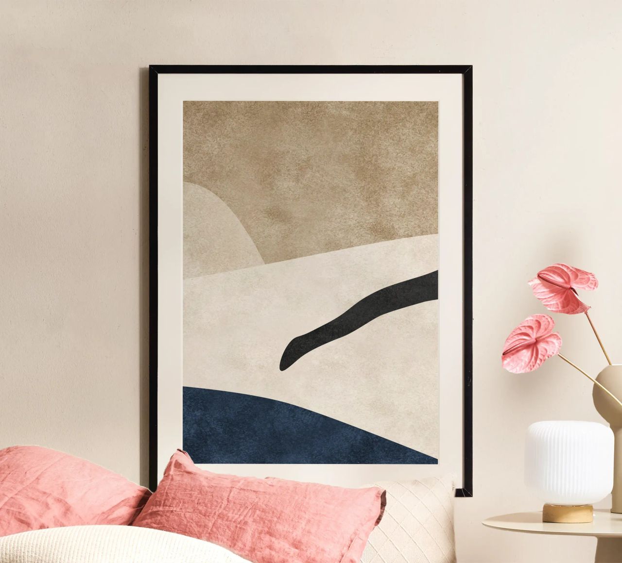 abstract boho art 1 carta hahnemühle da vintageshop