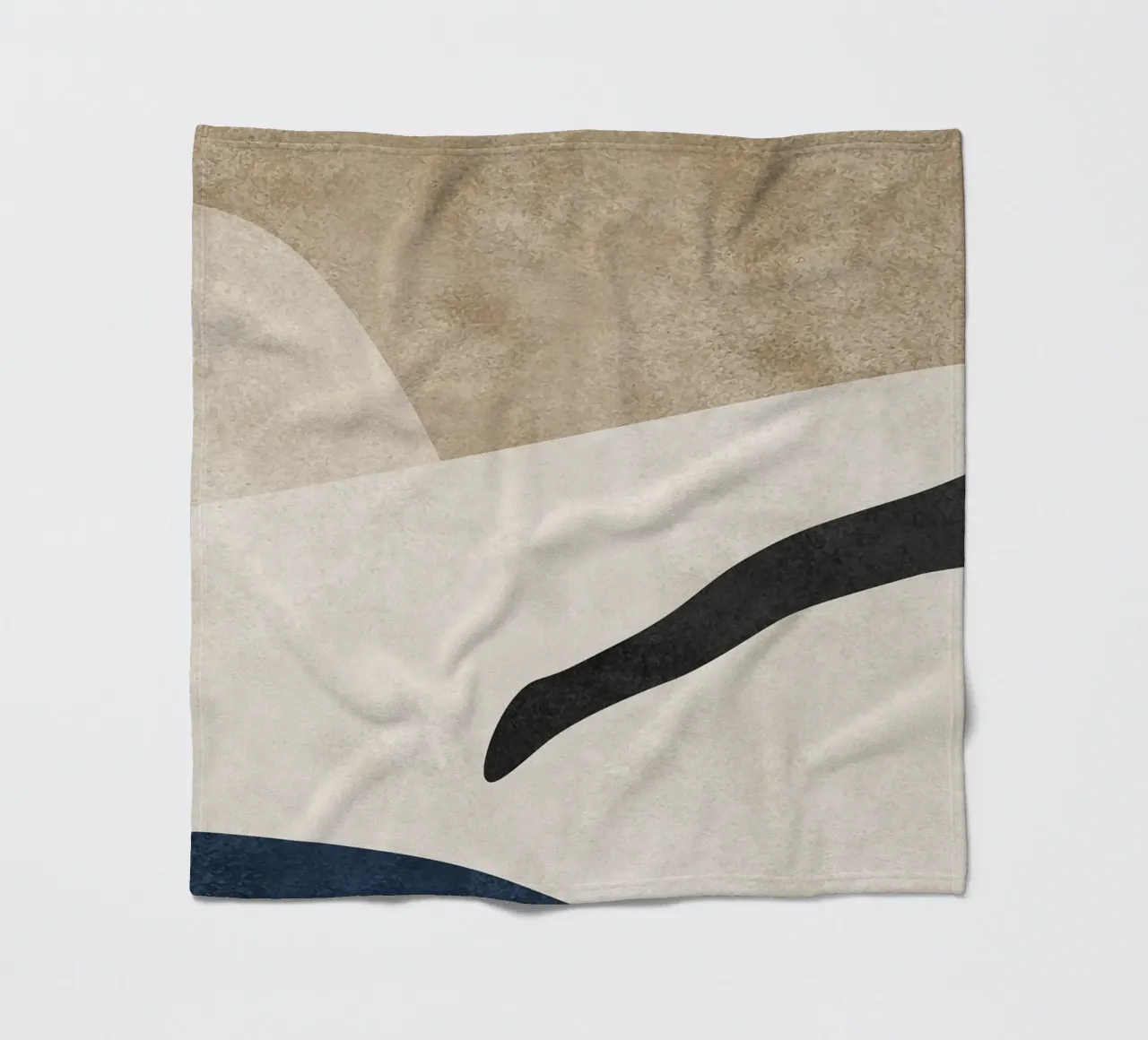 abstract boho art 1 fleece blanket by vintageshop