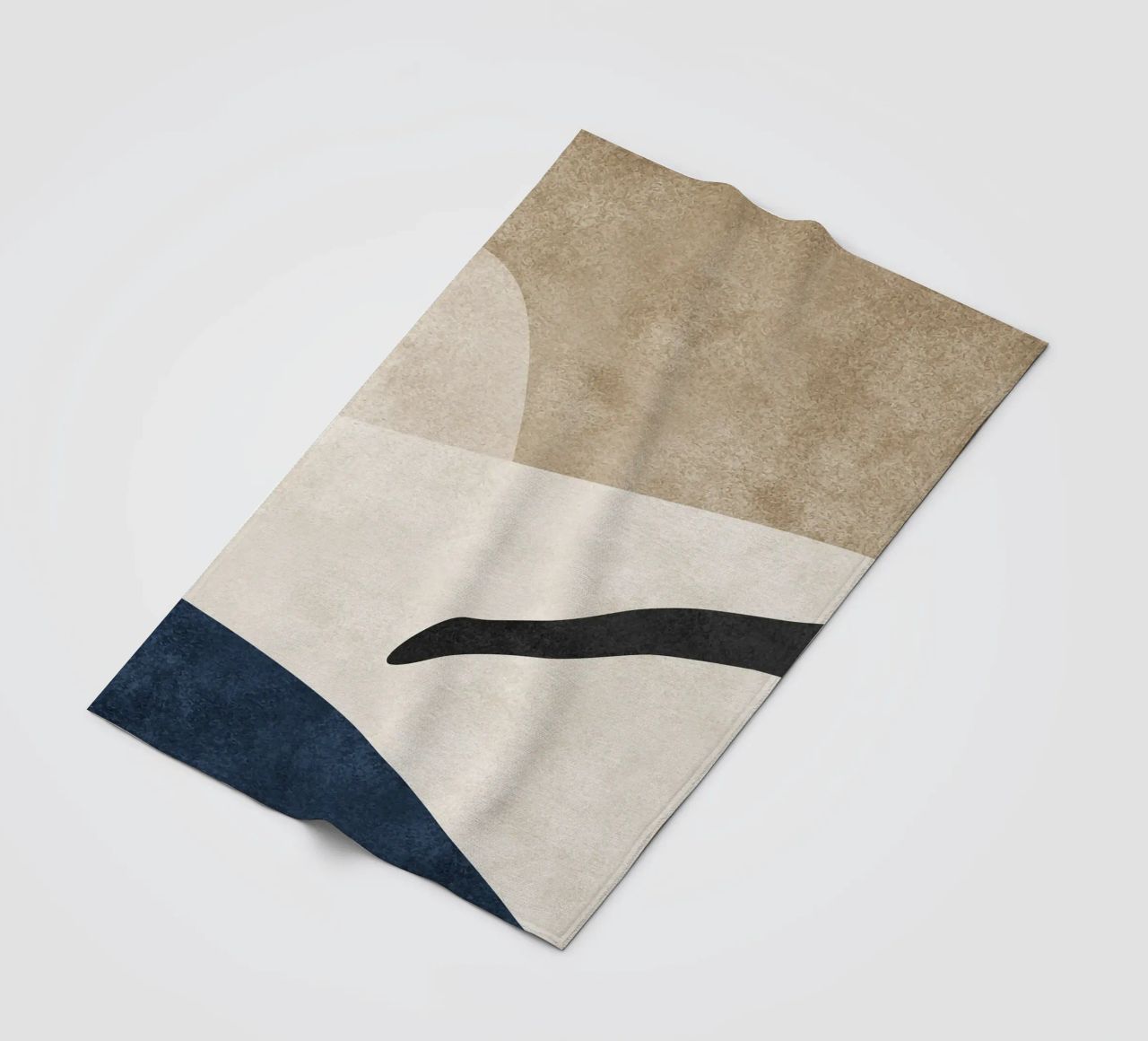 abstract boho art 1 coperta in pile da vintageshop