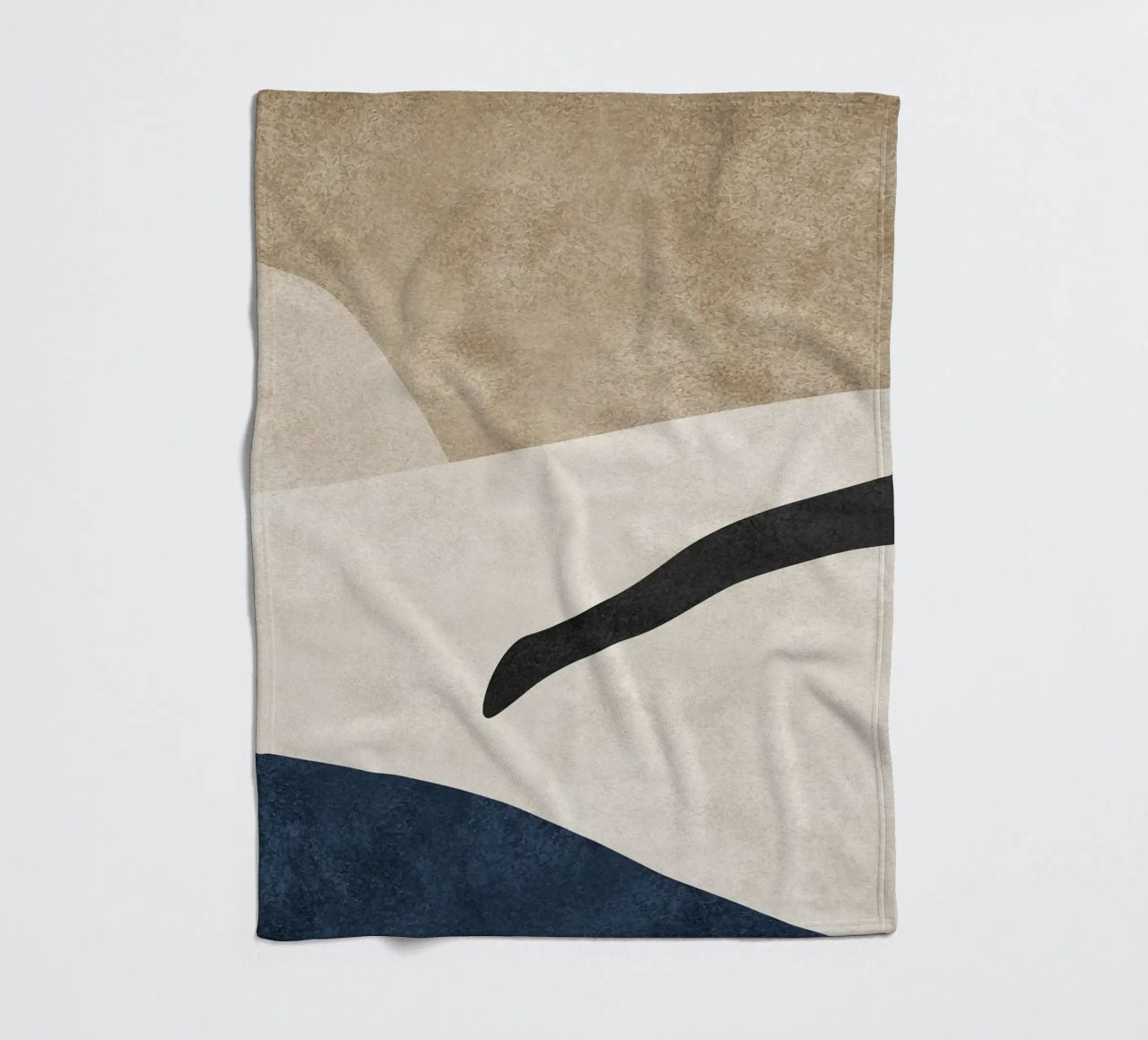 abstract boho art 1 coperta in pile da vintageshop