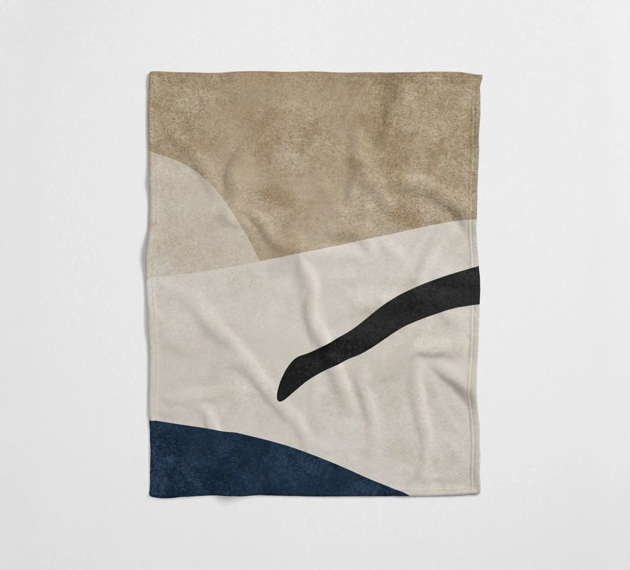 abstract boho art 1 coperta in pile da vintageshop