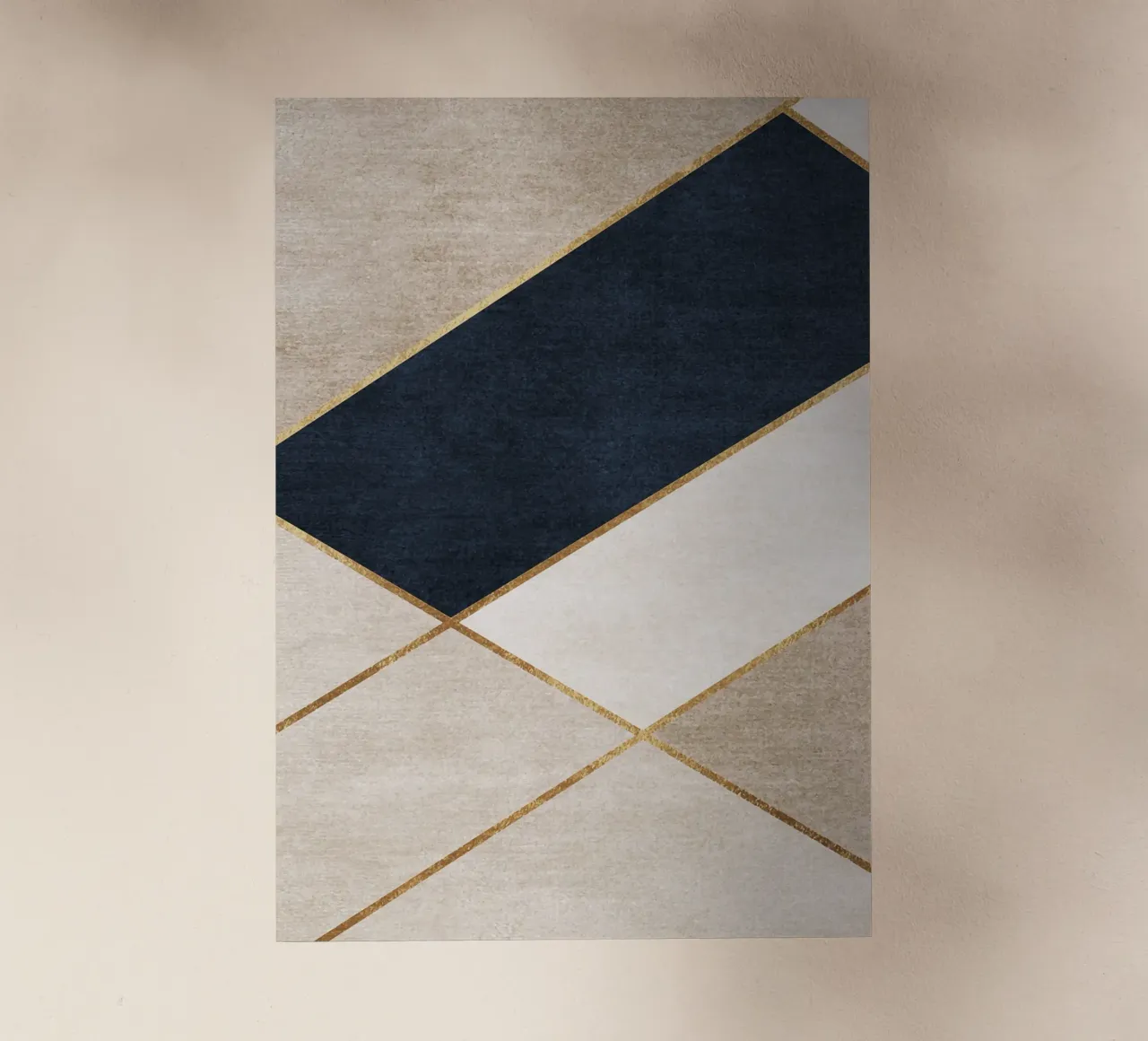 abstract art blue geometric pellicola backlit da vintageshop