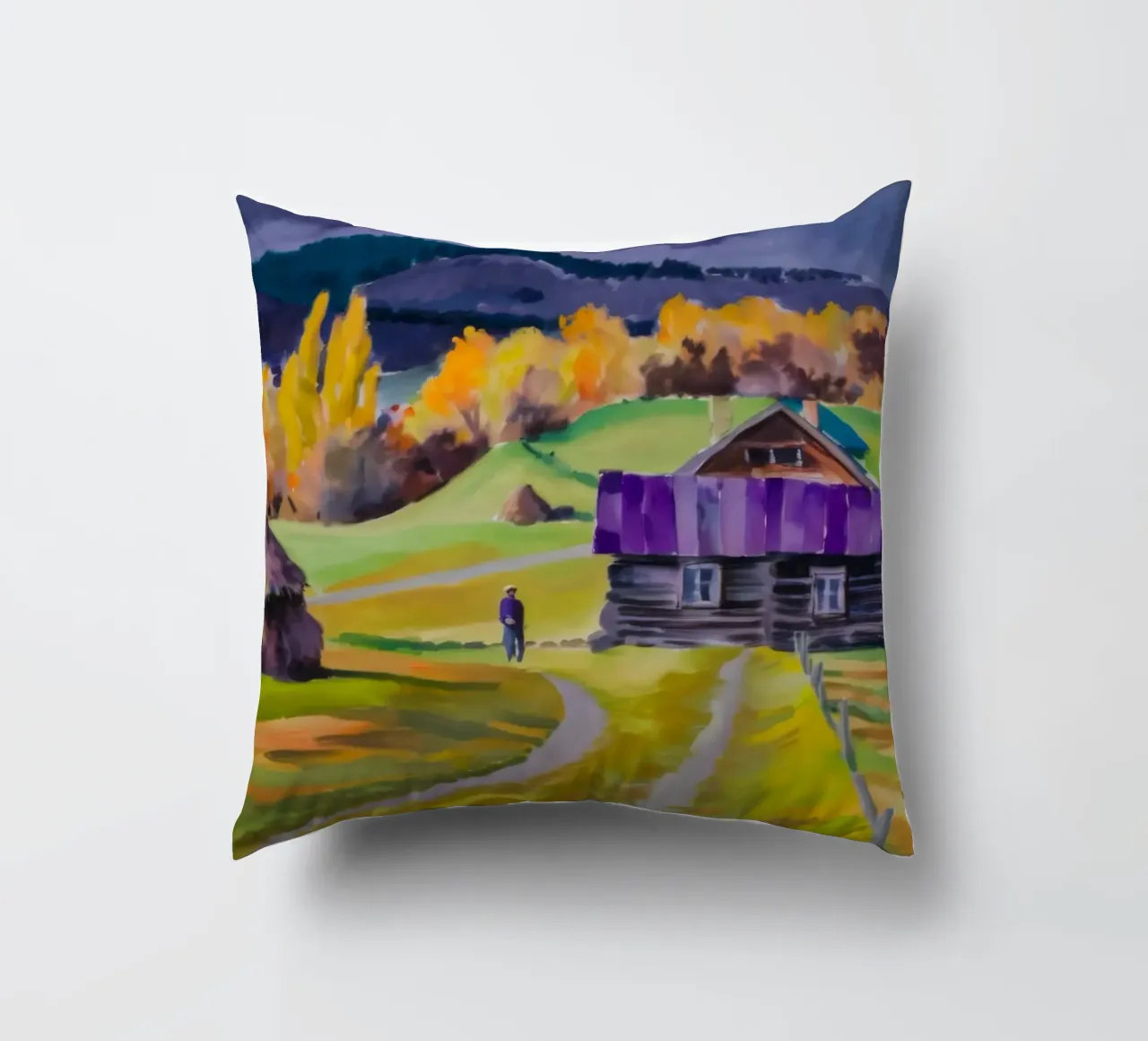 Harvest Twilight Hues decorative cushion by Celestial Harmony
