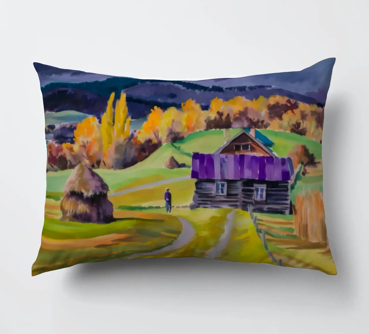 Harvest Twilight Hues decorative cushion by Celestial Harmony