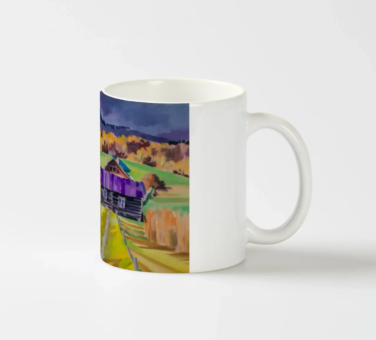 Harvest Twilight Hues ceramic mug by Celestial Harmony
