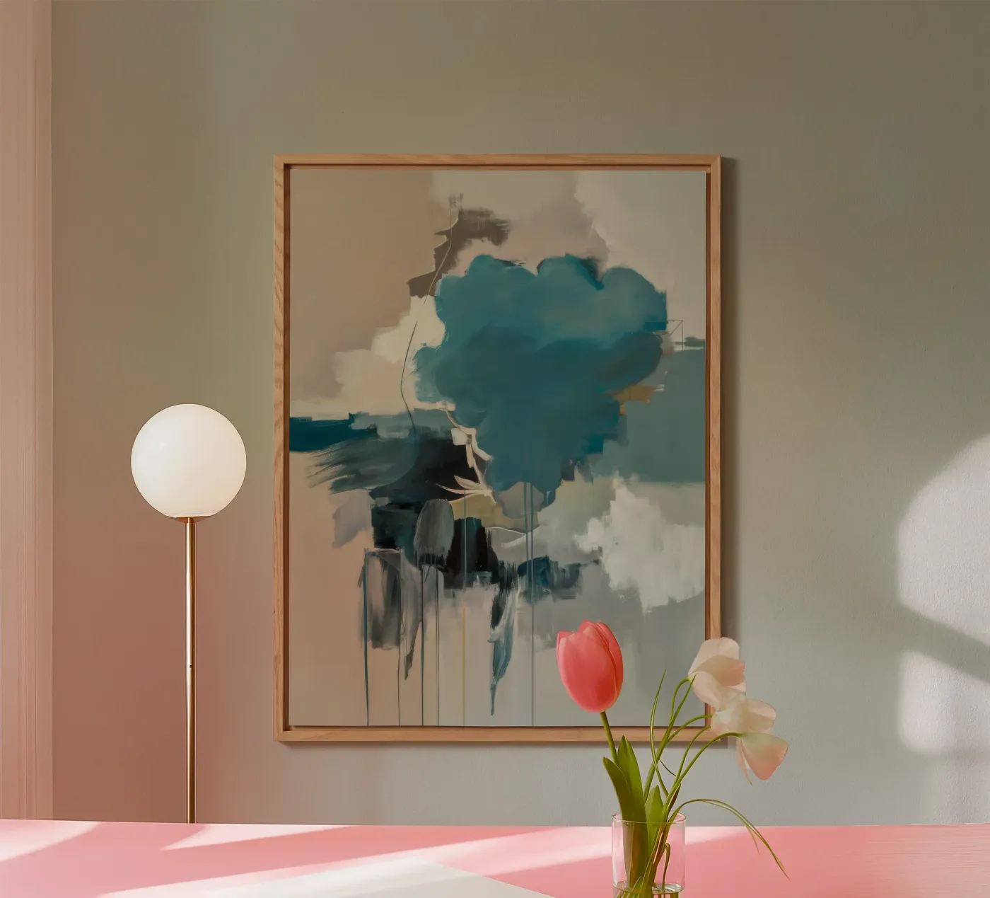 Celestial Teal Bloom forex plate by Dream Spectrum