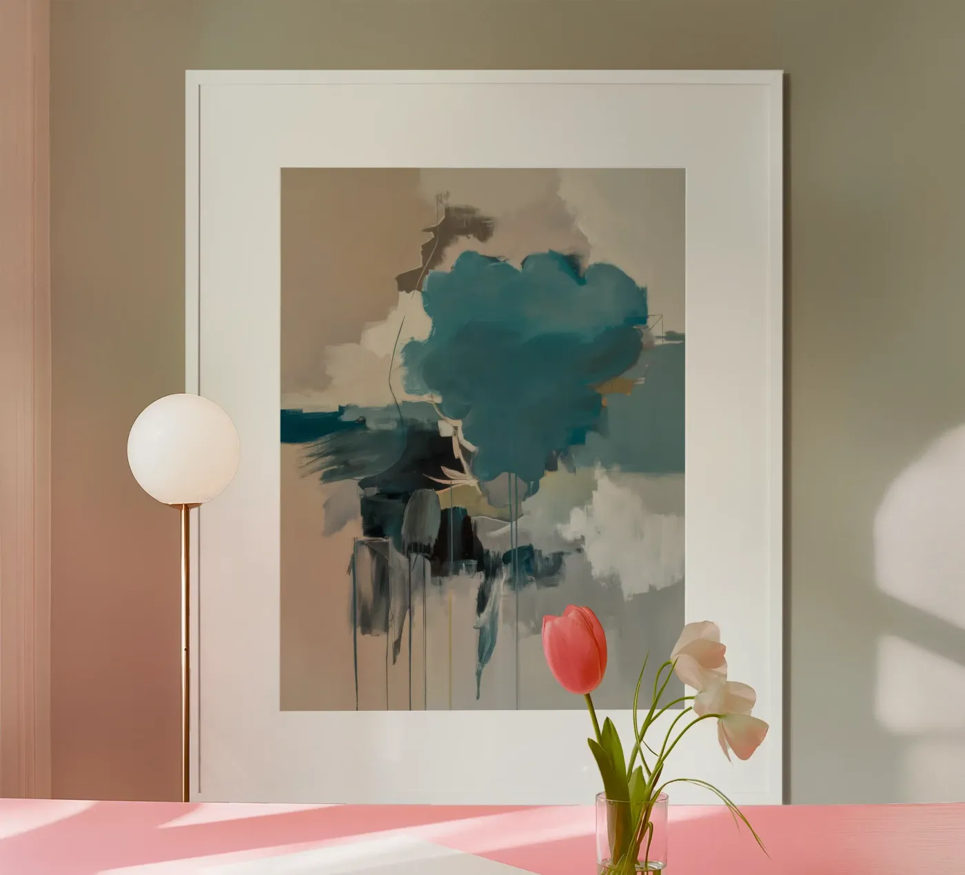 Fleur de sarcelle céleste poster de Dream Spectrum