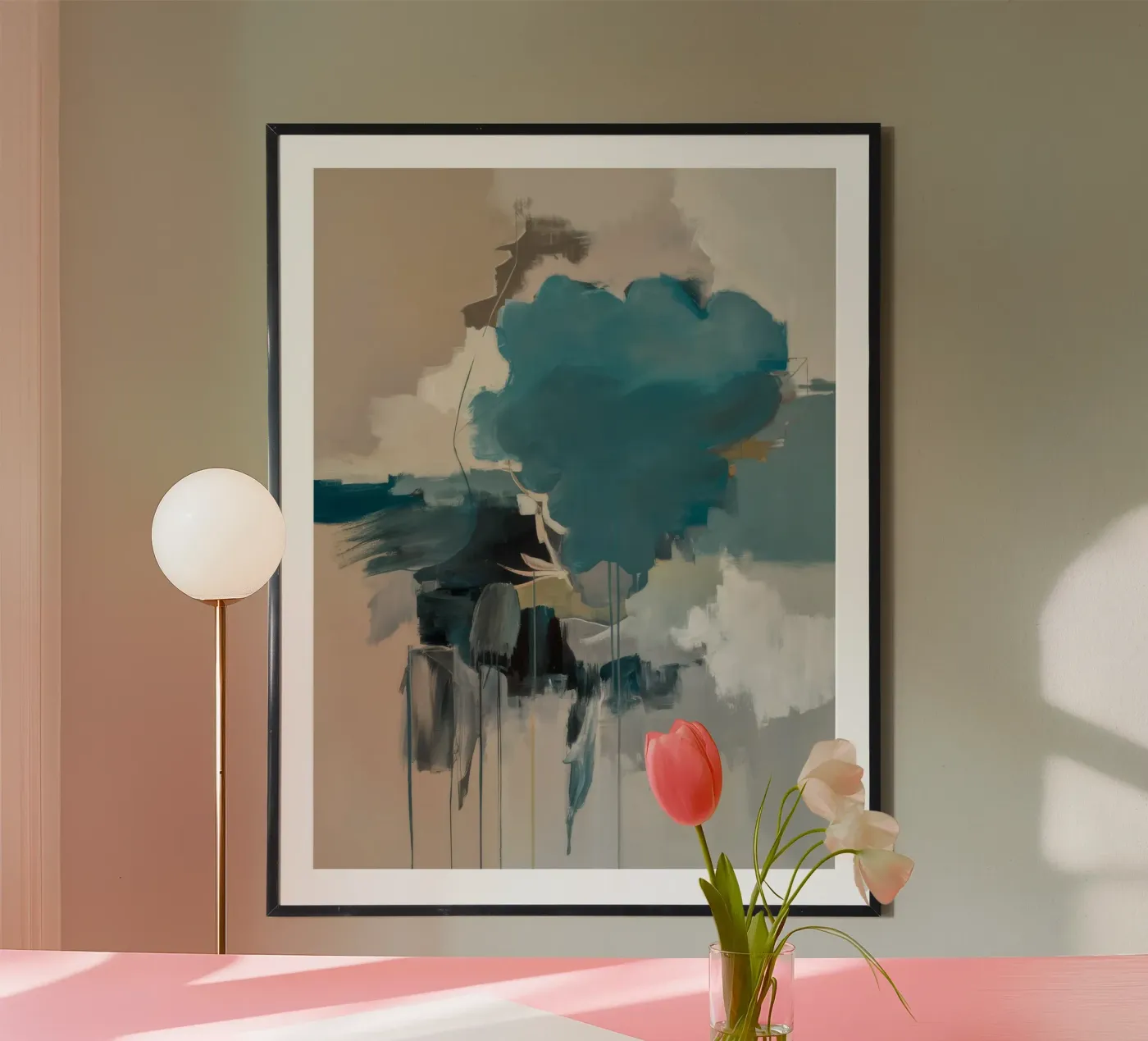 Fleur de sarcelle céleste poster de Dream Spectrum