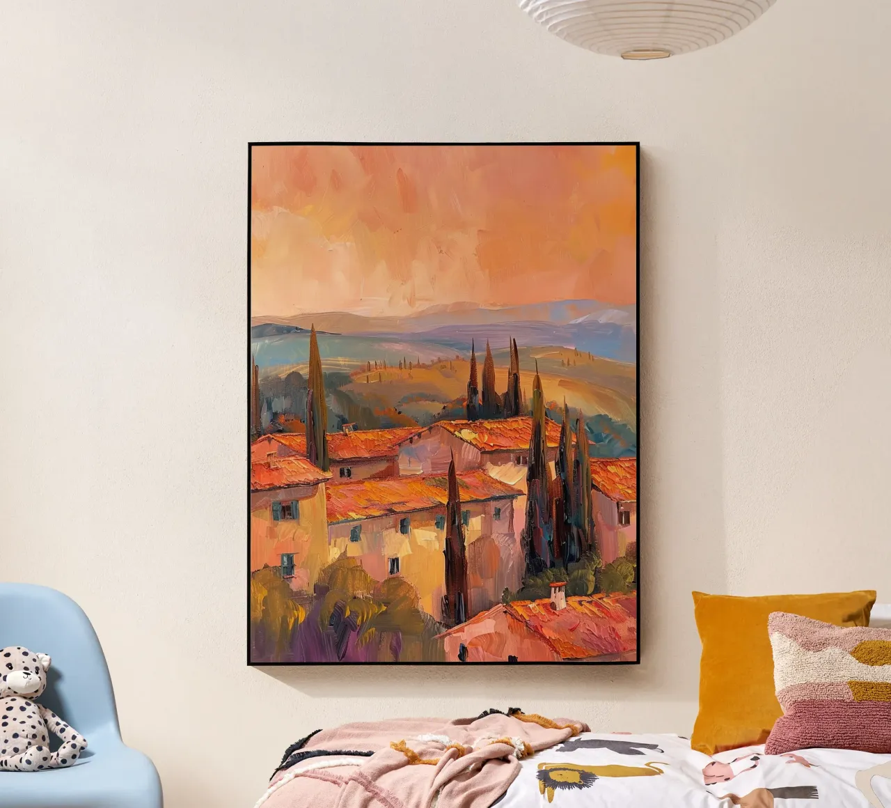 Tuscan Sunset Dreamscape plexiglass da Mosaic Dialogue