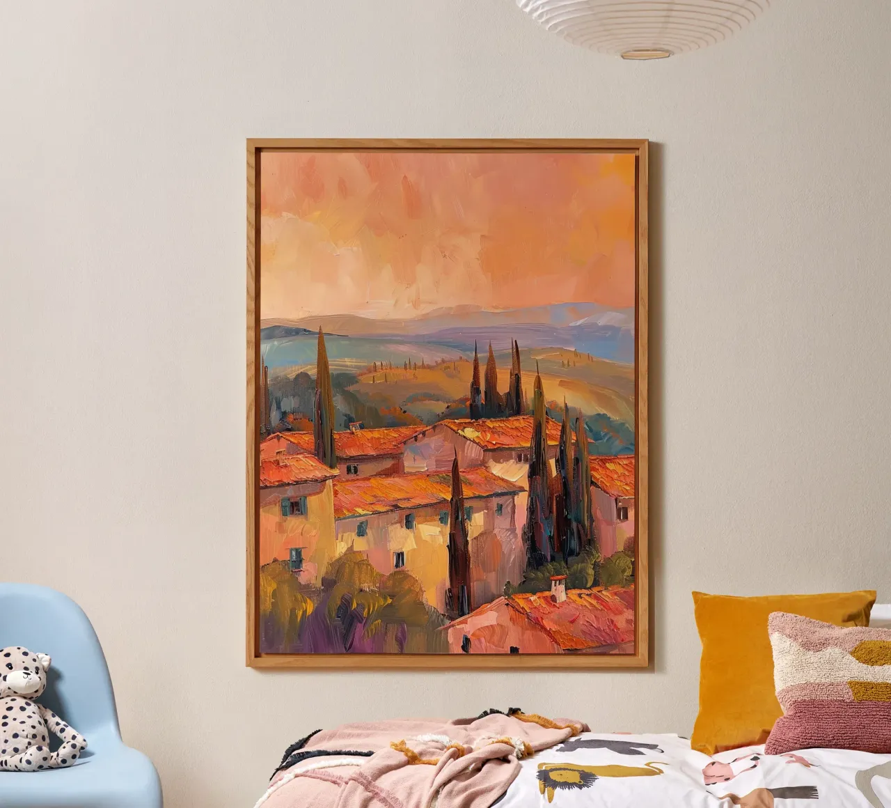 Tuscan Sunset Dreamscape alluminio dibond da Mosaic Dialogue