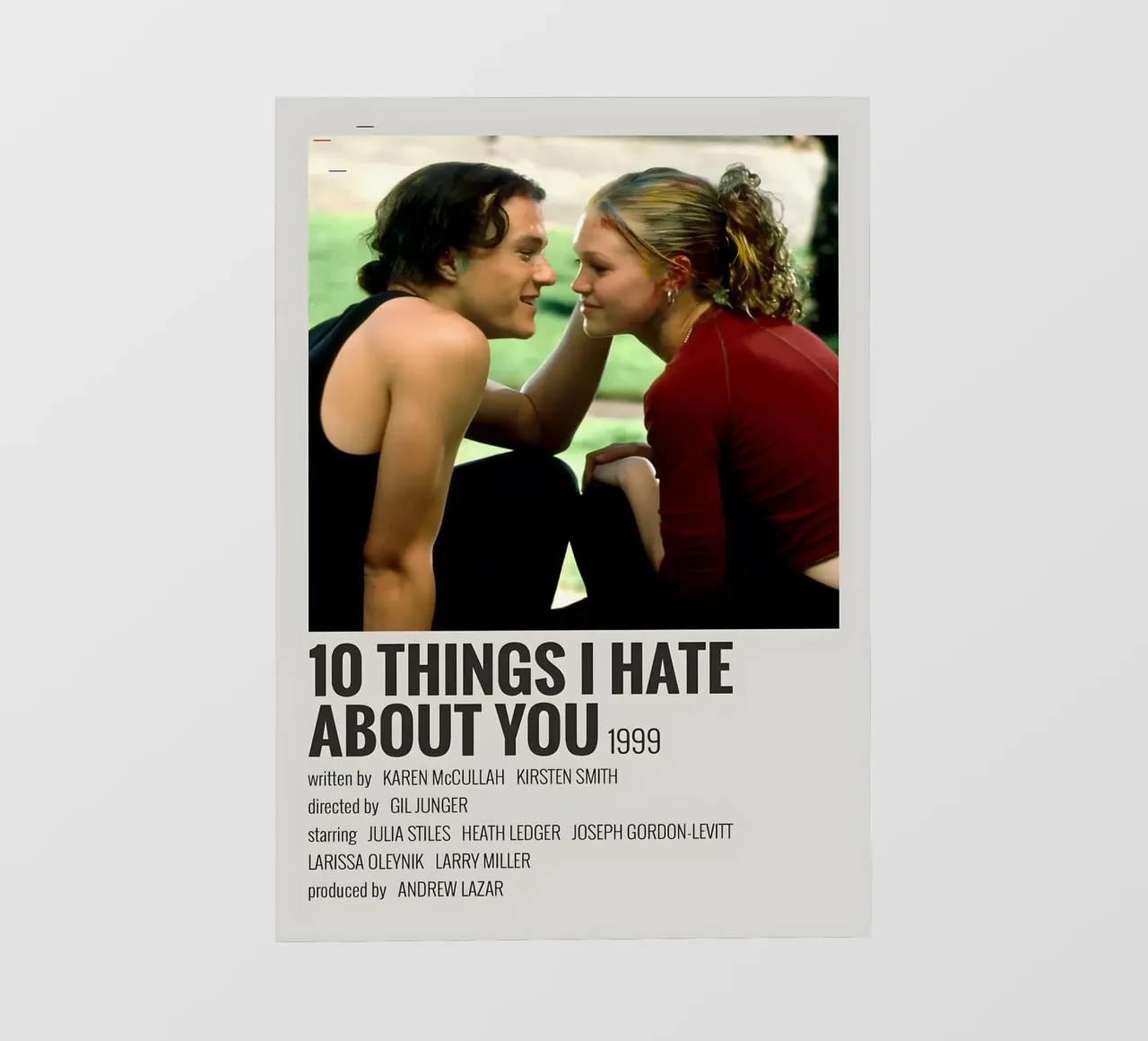 10 THINGS I HATE ABOUT YOU 1999 telo in pvc da MVFminimalist