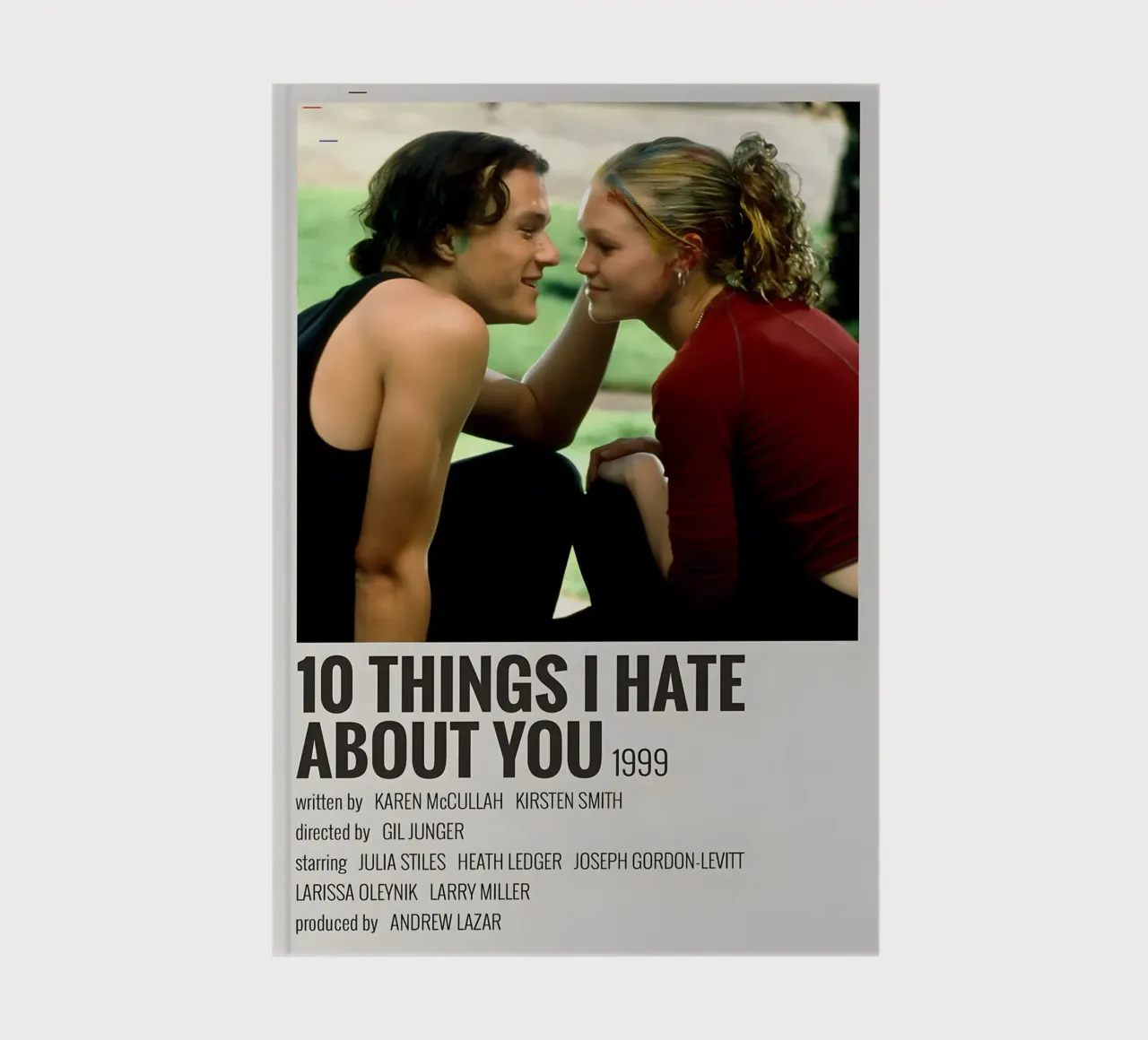 10 THINGS I HATE ABOUT YOU 1999 notebook by MVFminimalist