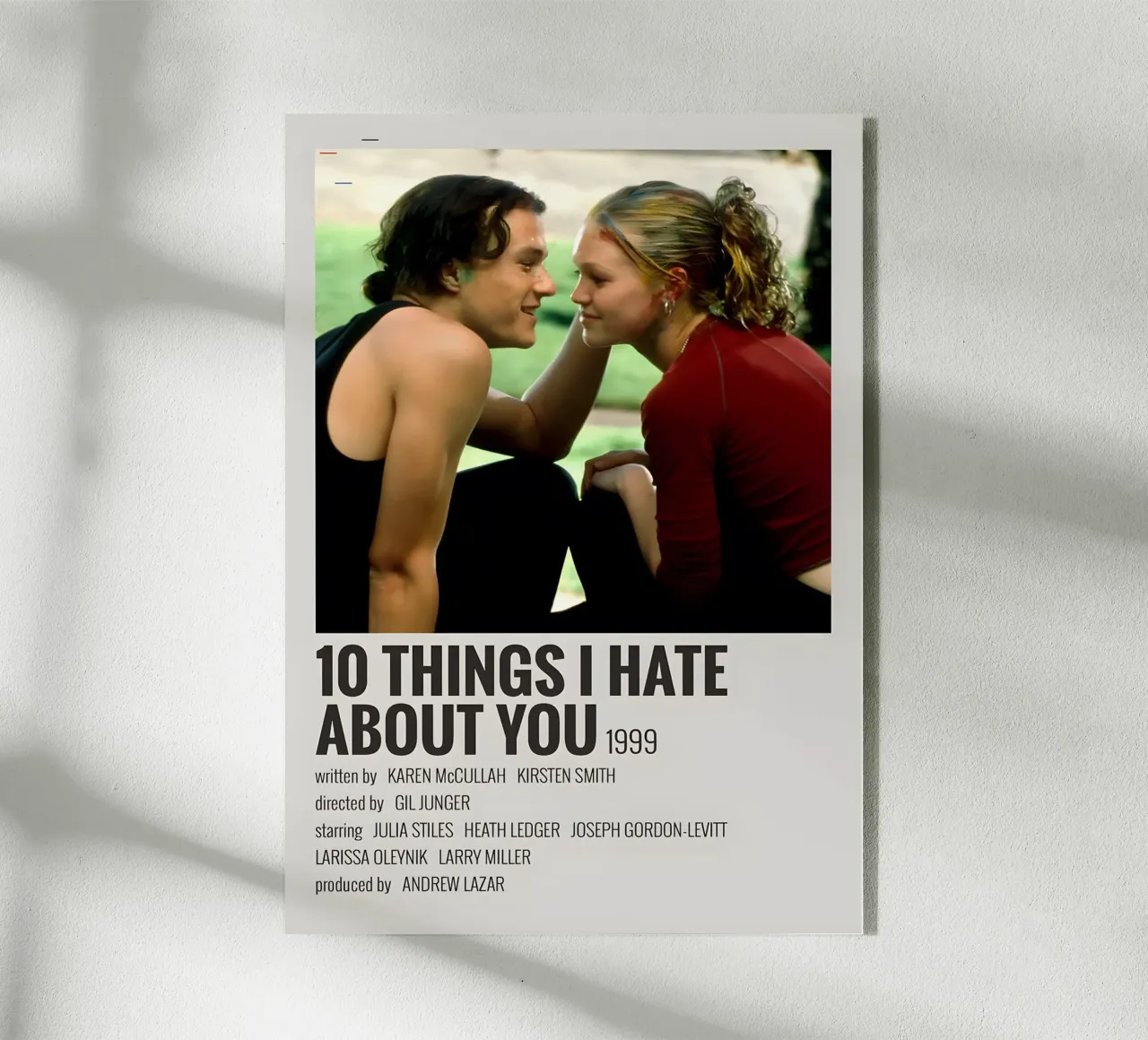 10 THINGS I HATE ABOUT YOU 1999 plexiglass da MVFminimalist