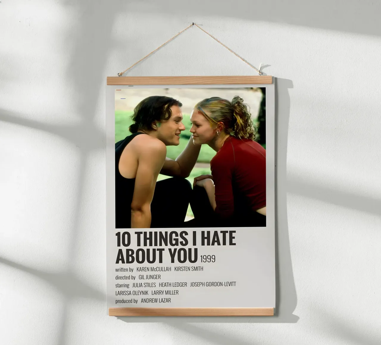 10 THINGS I HATE ABOUT YOU 1999 carta hahnemühle da MVFminimalist