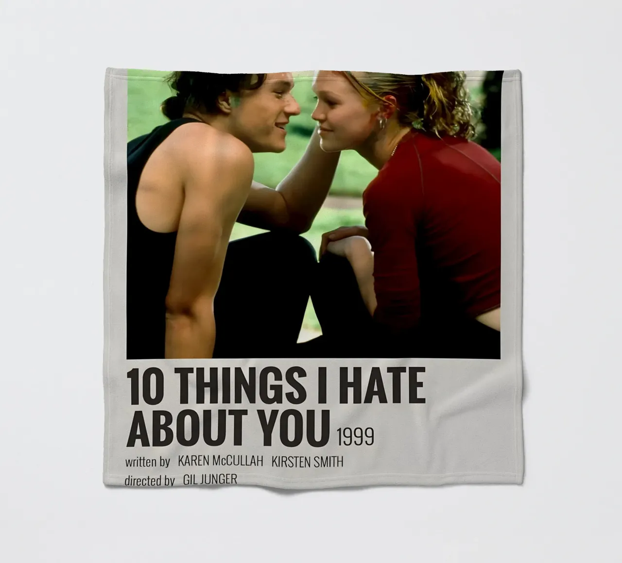 10 THINGS I HATE ABOUT YOU 1999 coperta in pile da MVFminimalist