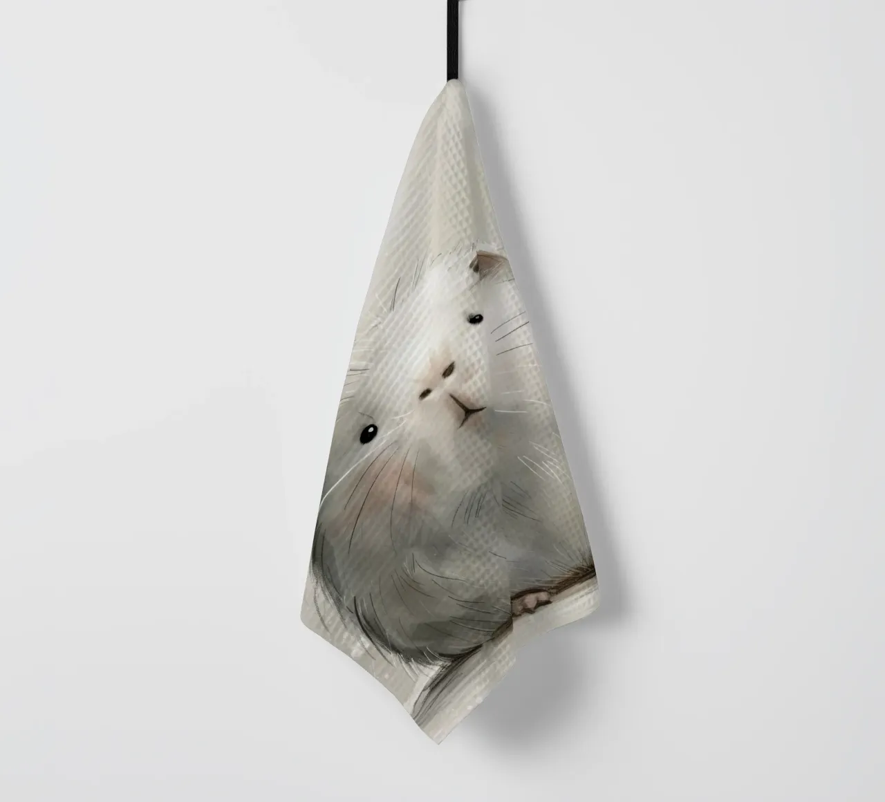 Cochon d'Inde curieux torchon de DesignDoodle