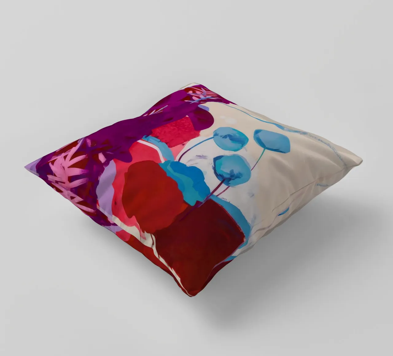 Fucsia Flora Pop cuscino da Dream Spectrum
