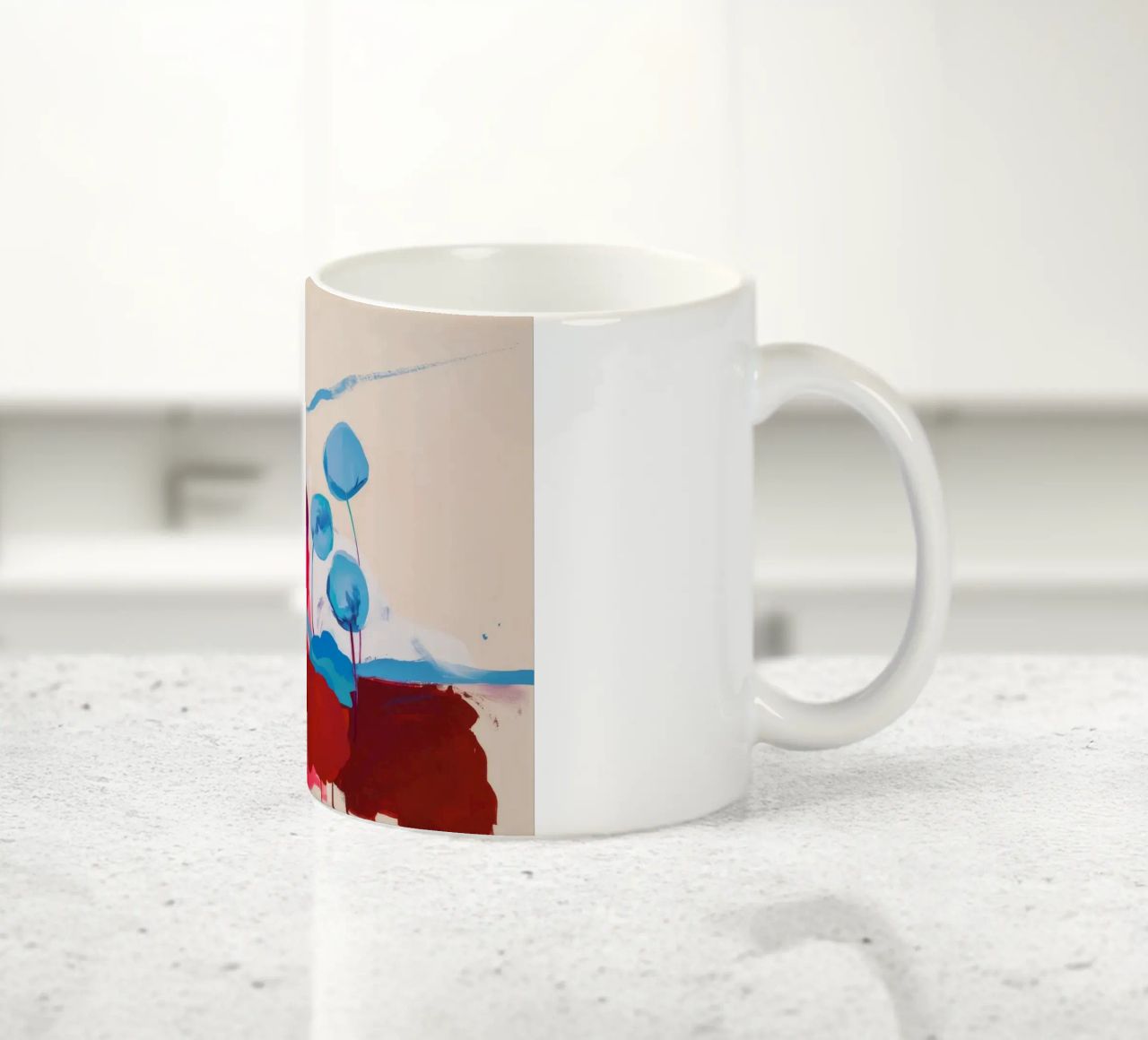 Fucsia Flora Pop tazza in ceramica da Dream Spectrum