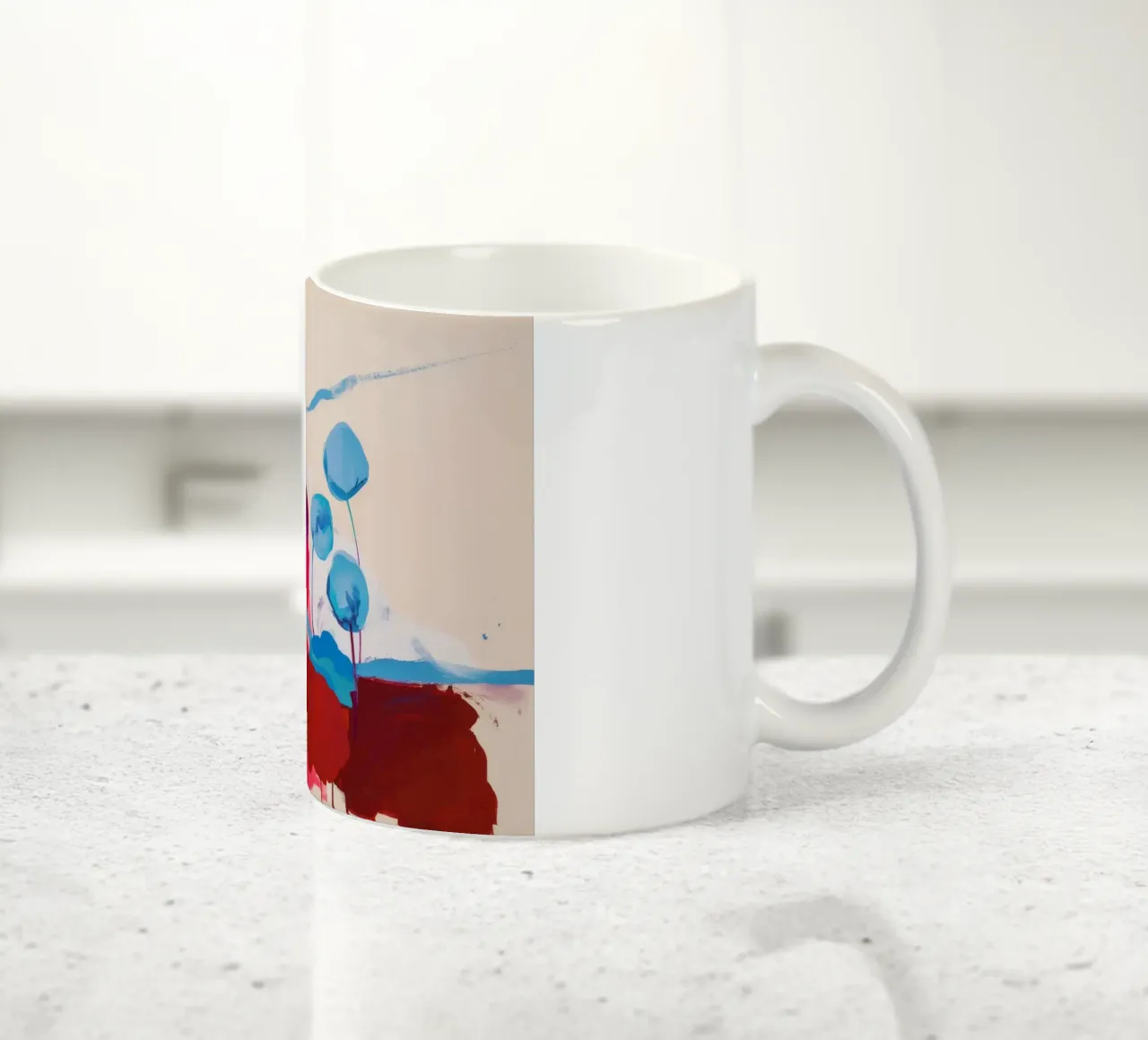 Fucsia Flora Pop tazza in ceramica da Dream Spectrum