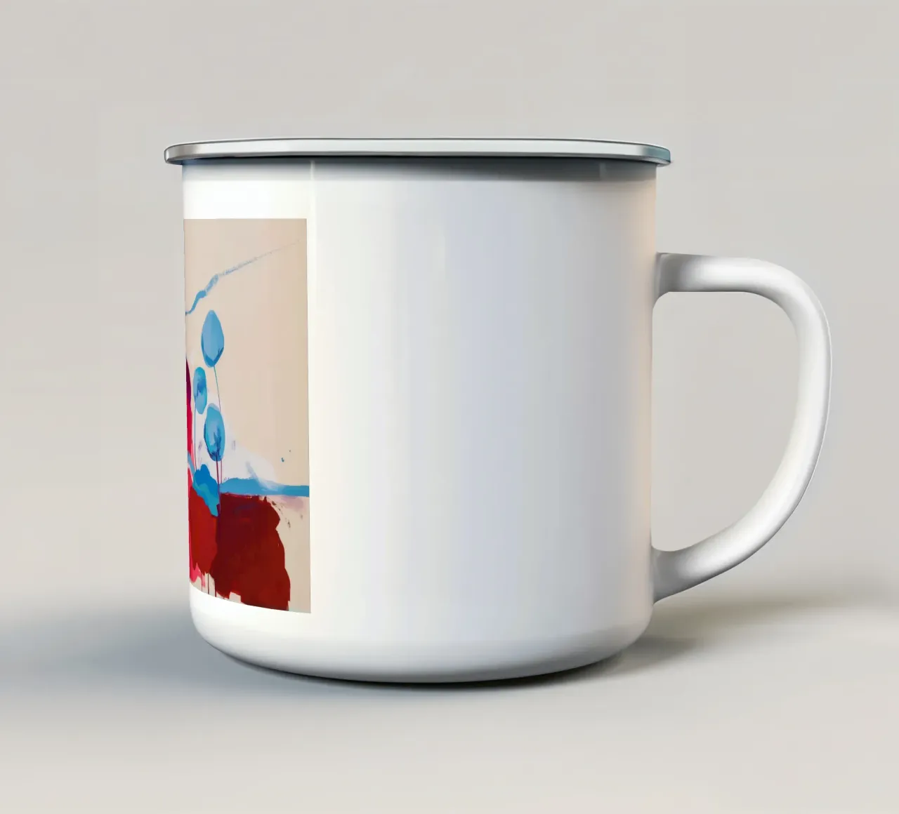 Fucsia Flora Pop tazza in smalto da Dream Spectrum