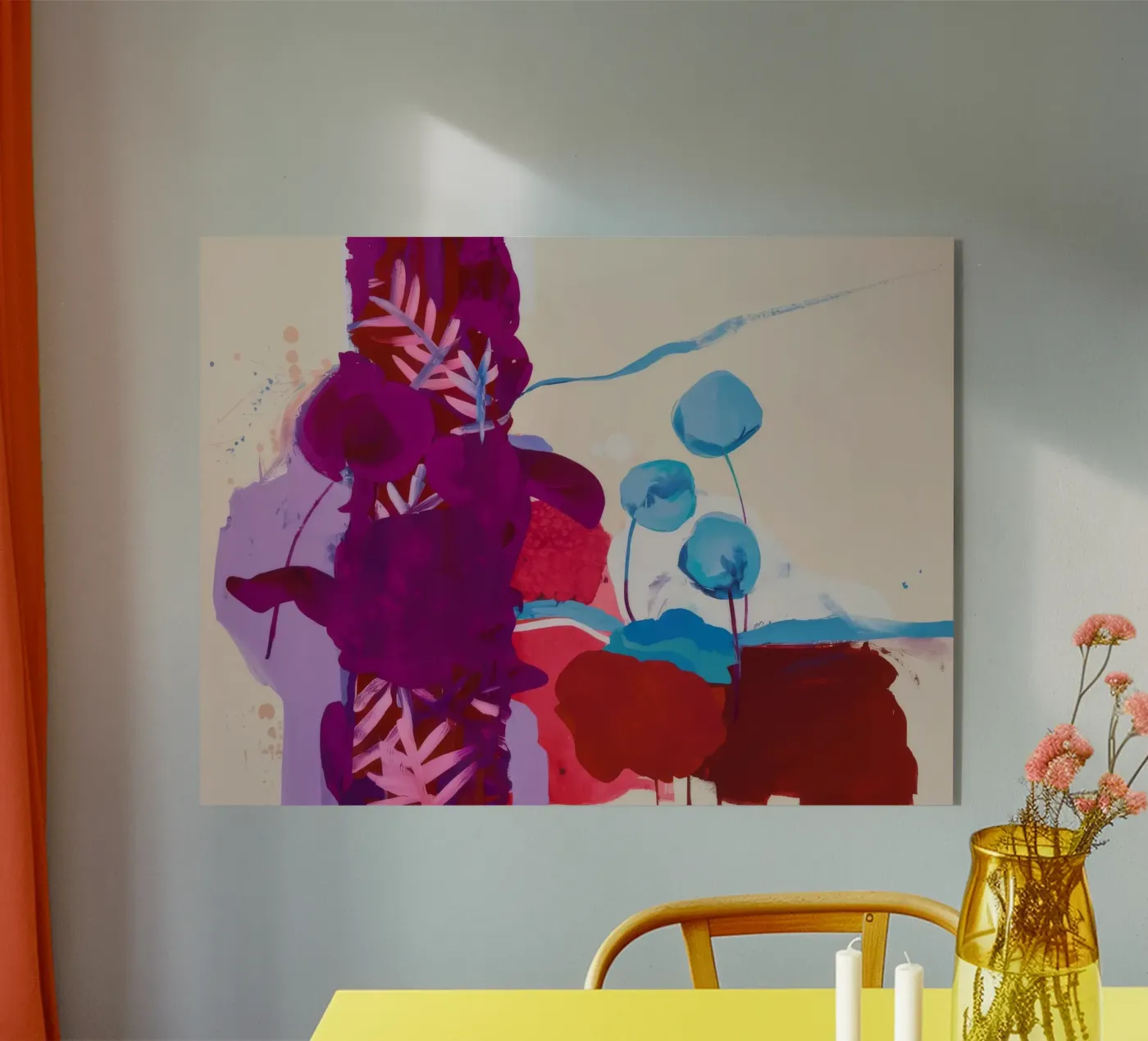 Fucsia Flora Pop plexiglass da Dream Spectrum