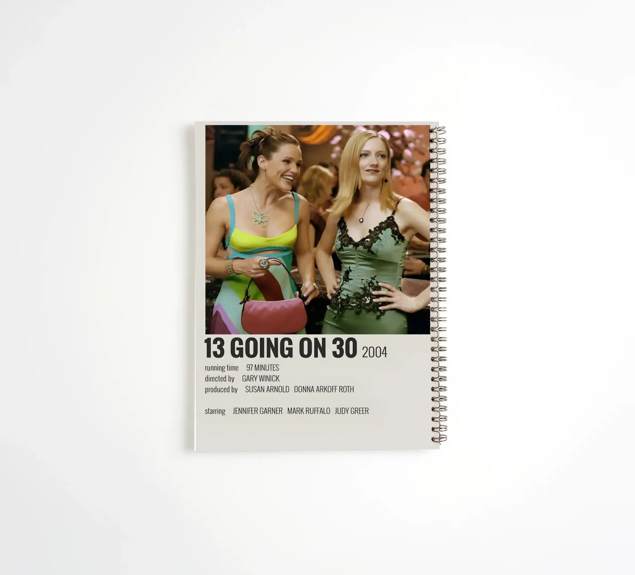 13 GOING ON 30 2004 spiral notebook by MVFminimalist