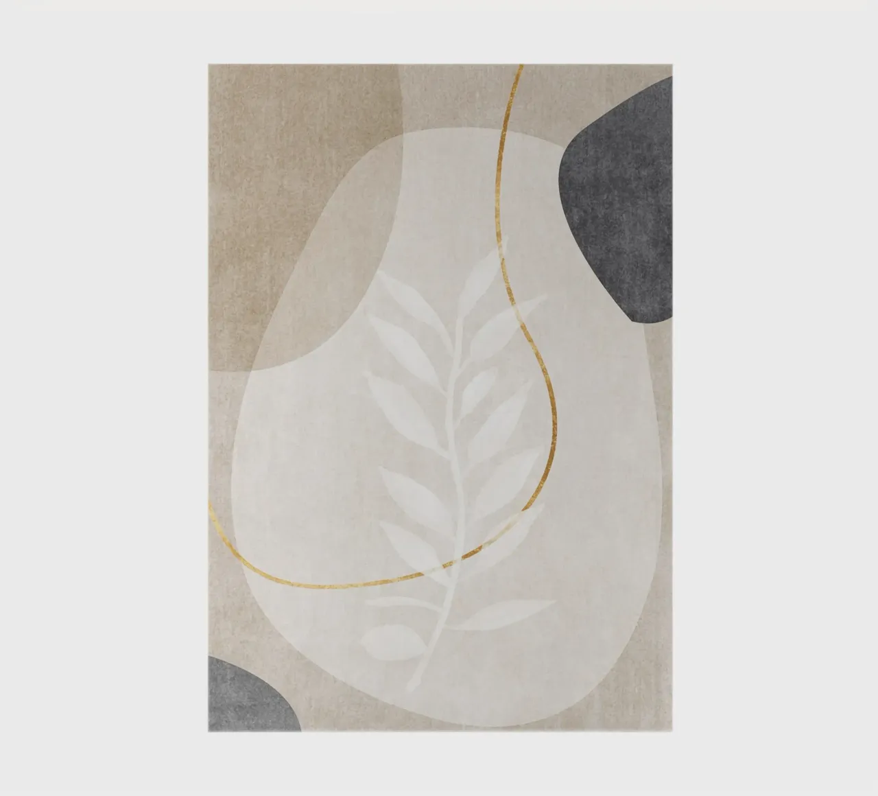 abstract art shapes and golden line diario da vintageshop