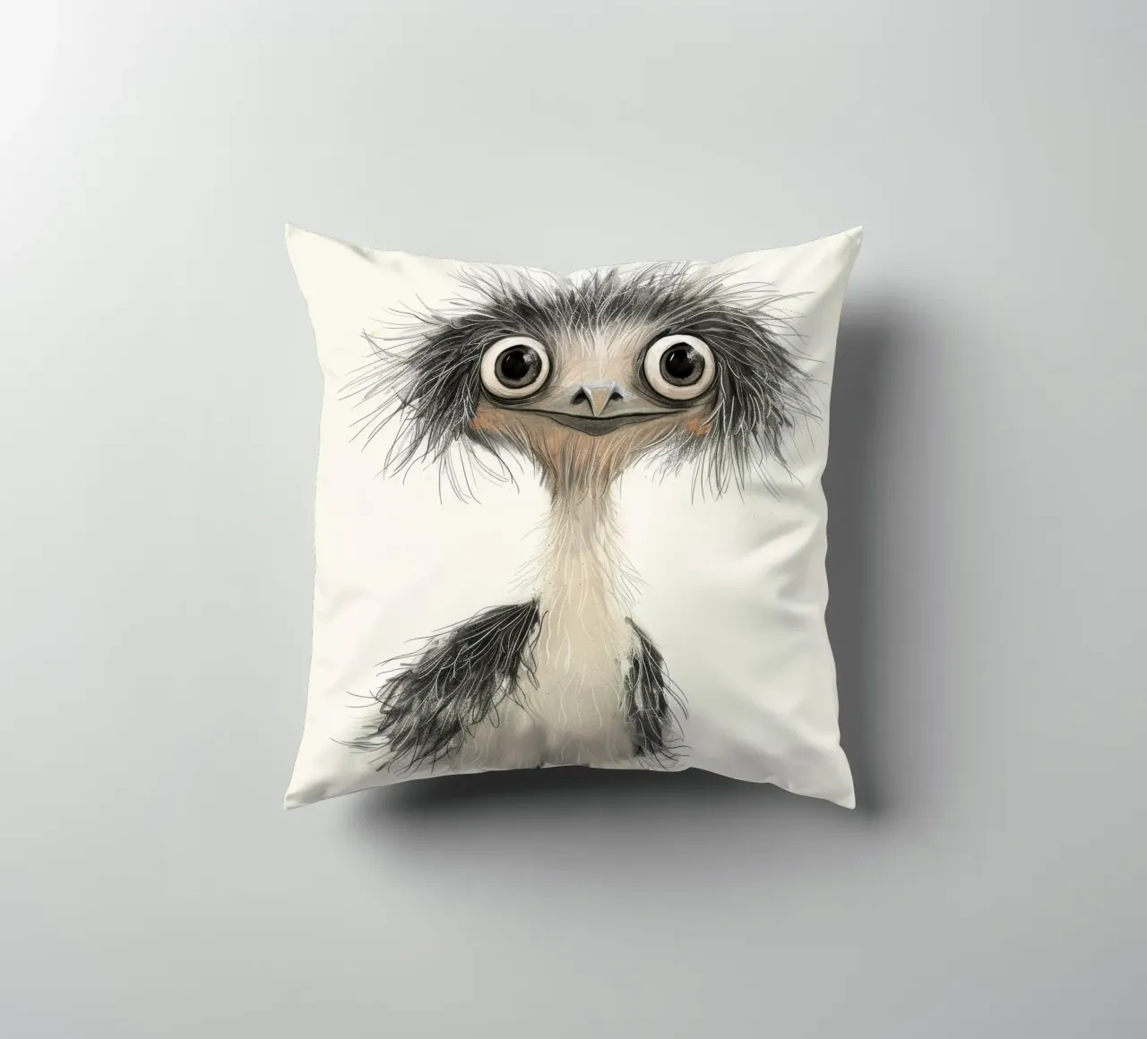 Eleganza Emu cuscino da DesignDoodle