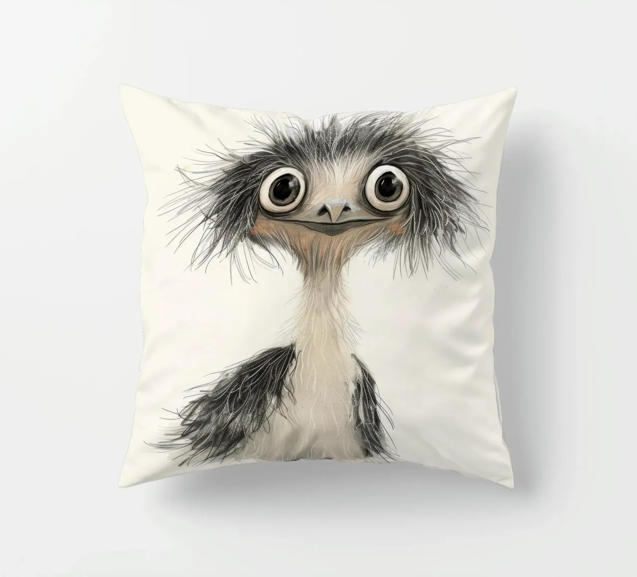 Eleganza Emu cuscino da DesignDoodle