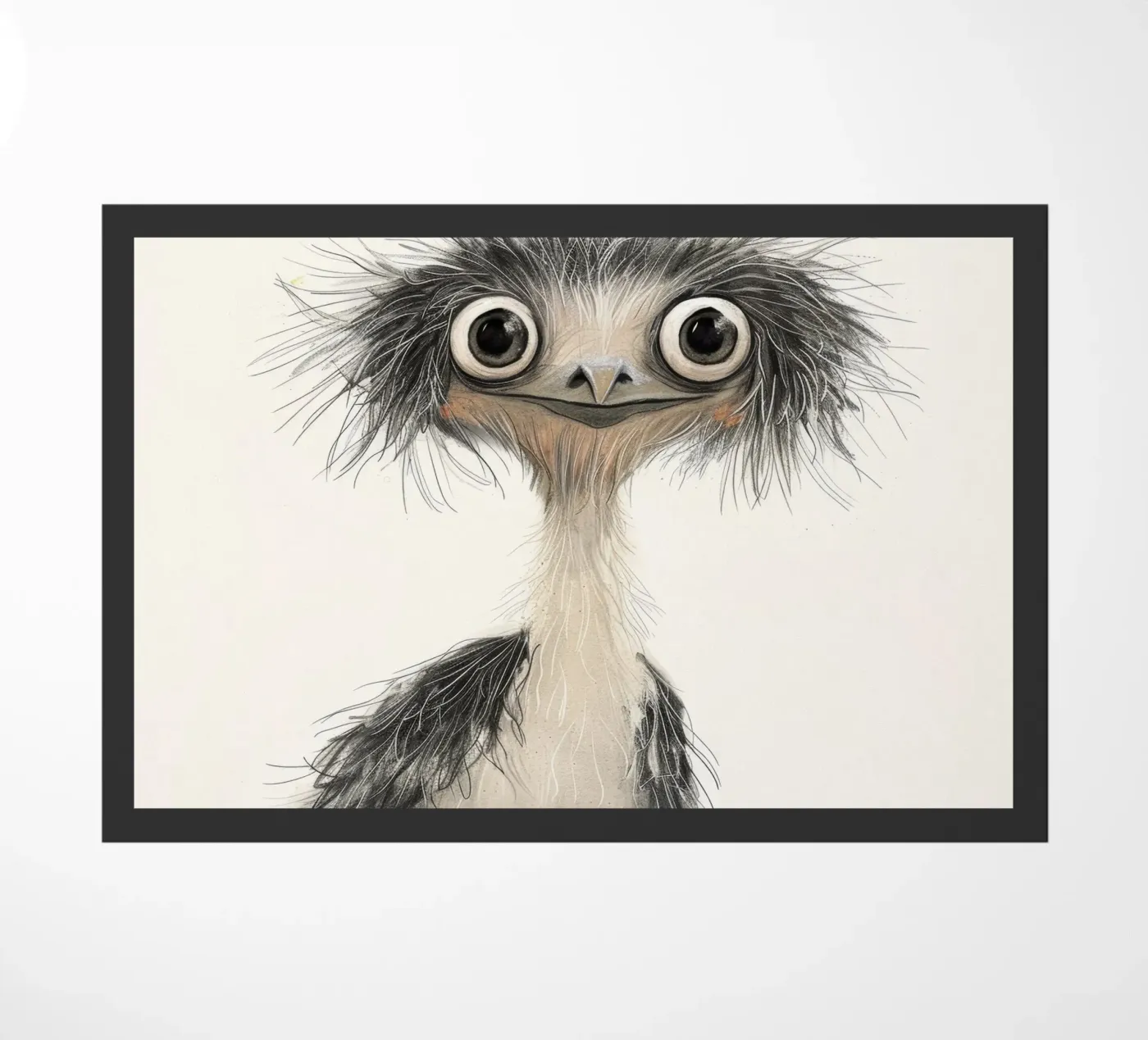 Emu Elegance doormat by DesignDoodle