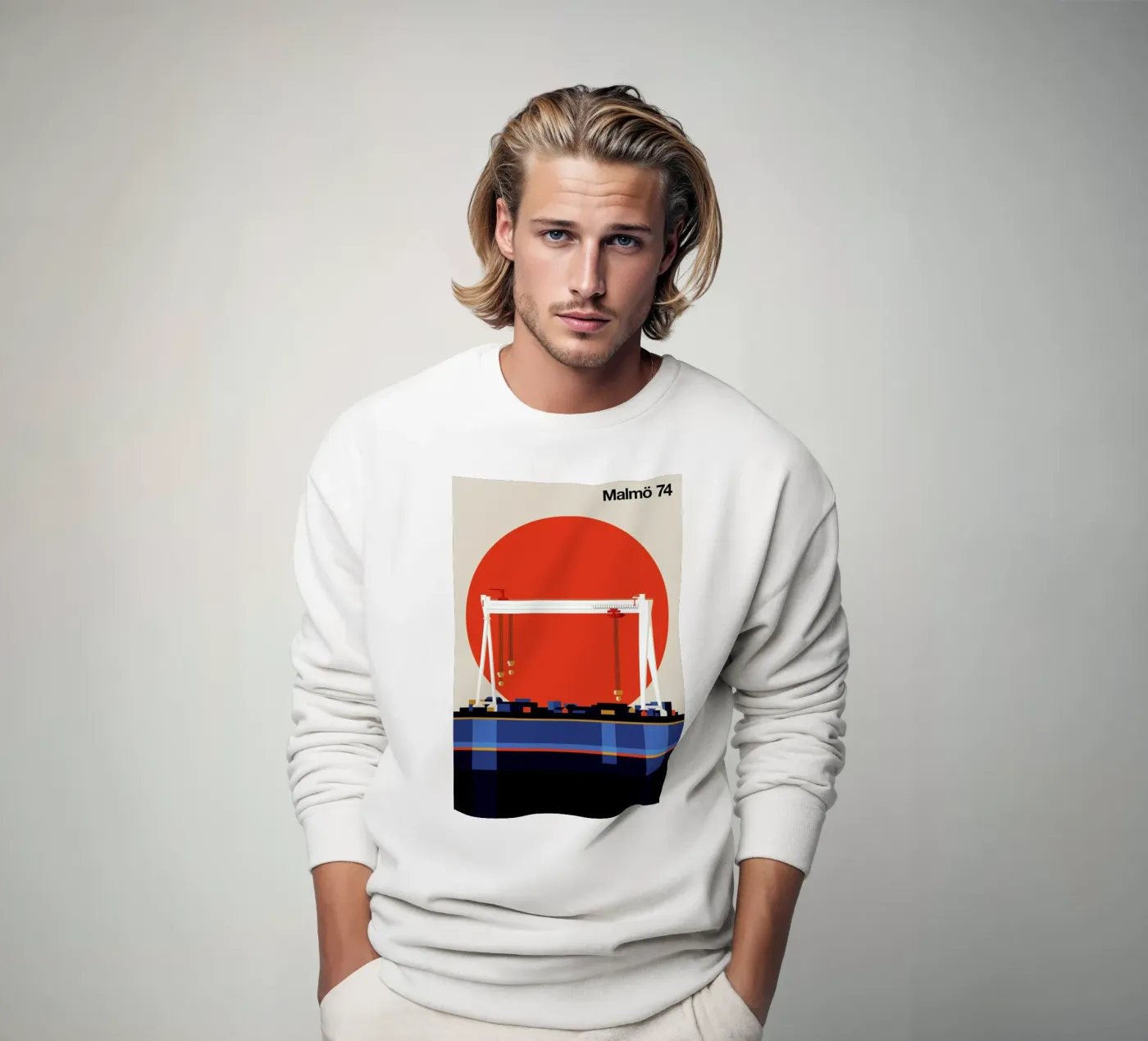 Malmo 74 felpa da Bo Lundberg