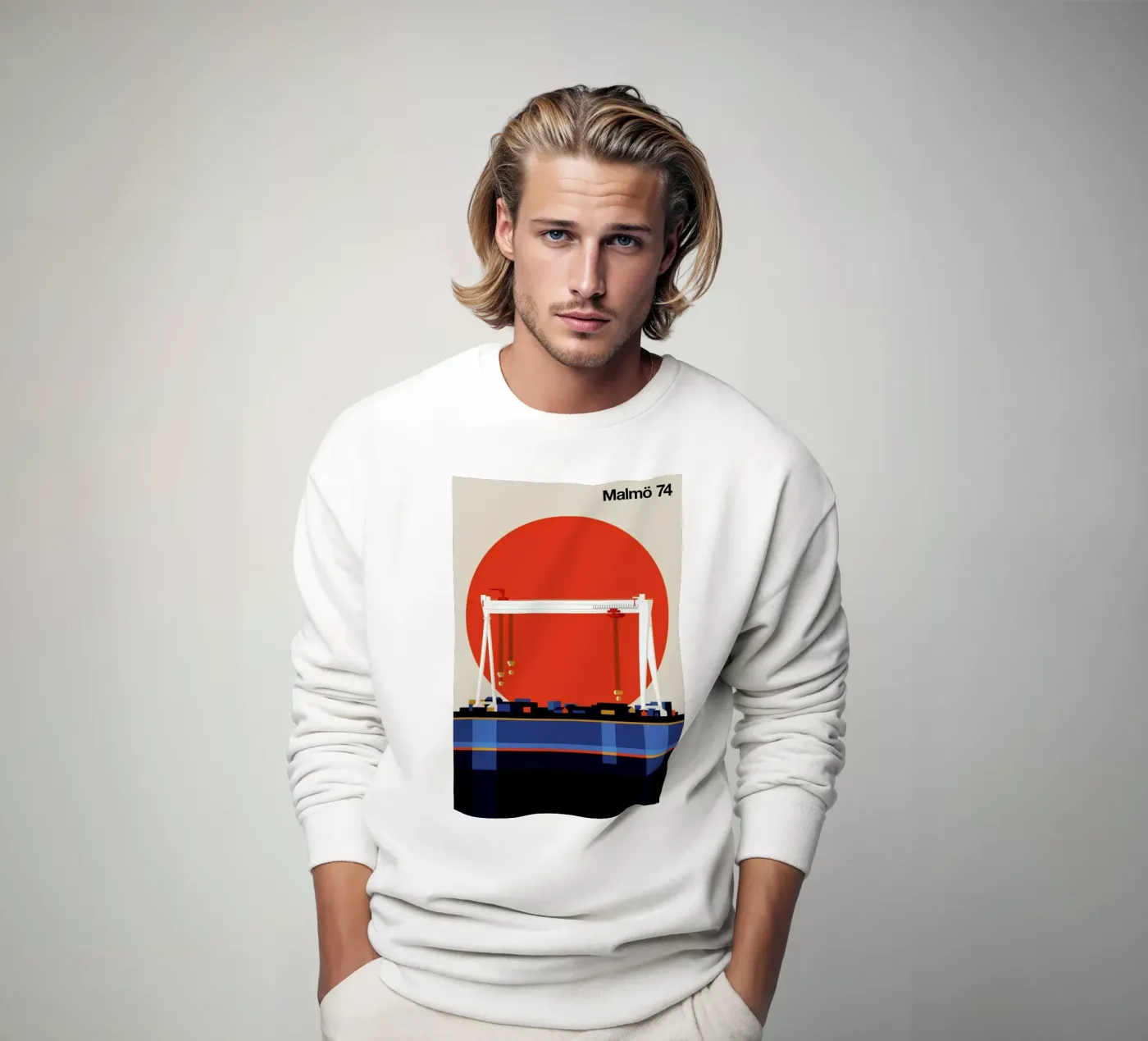 Malmo 74 felpa da Bo Lundberg