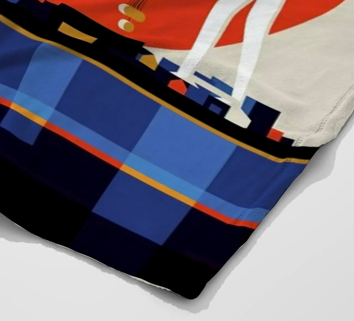 Malmö 74 Fleecedecke von Bo Lundberg