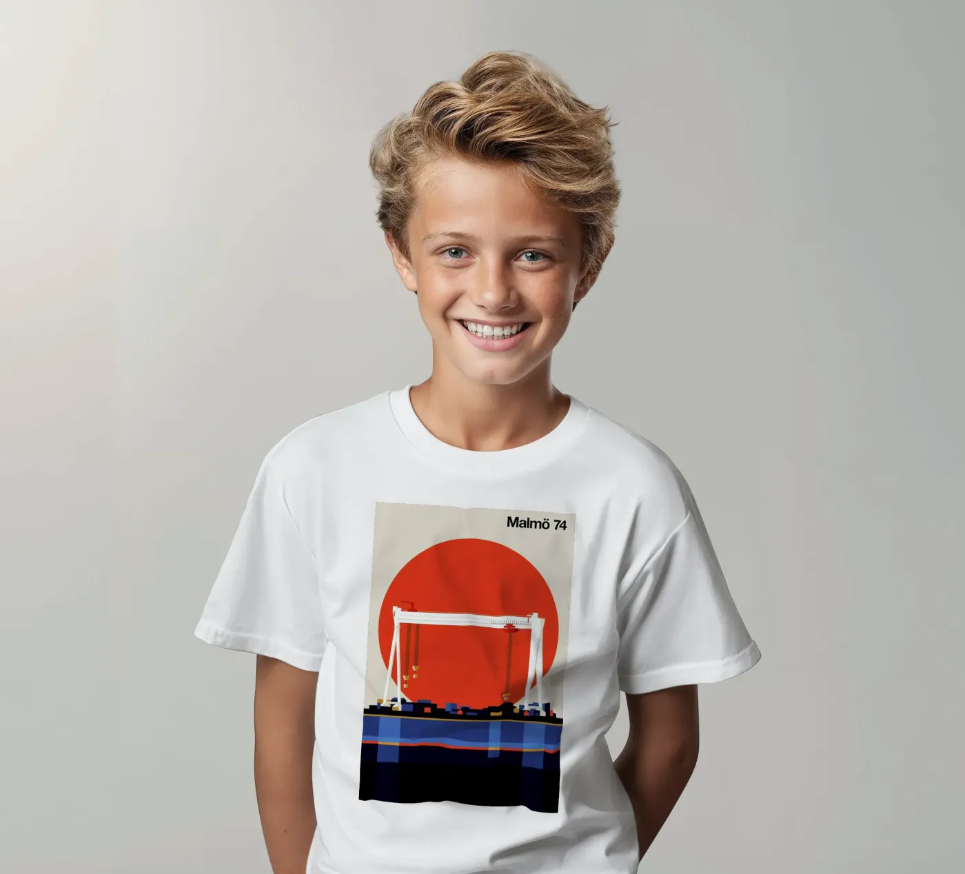Malmo 74 t-shirt bambini da Bo Lundberg