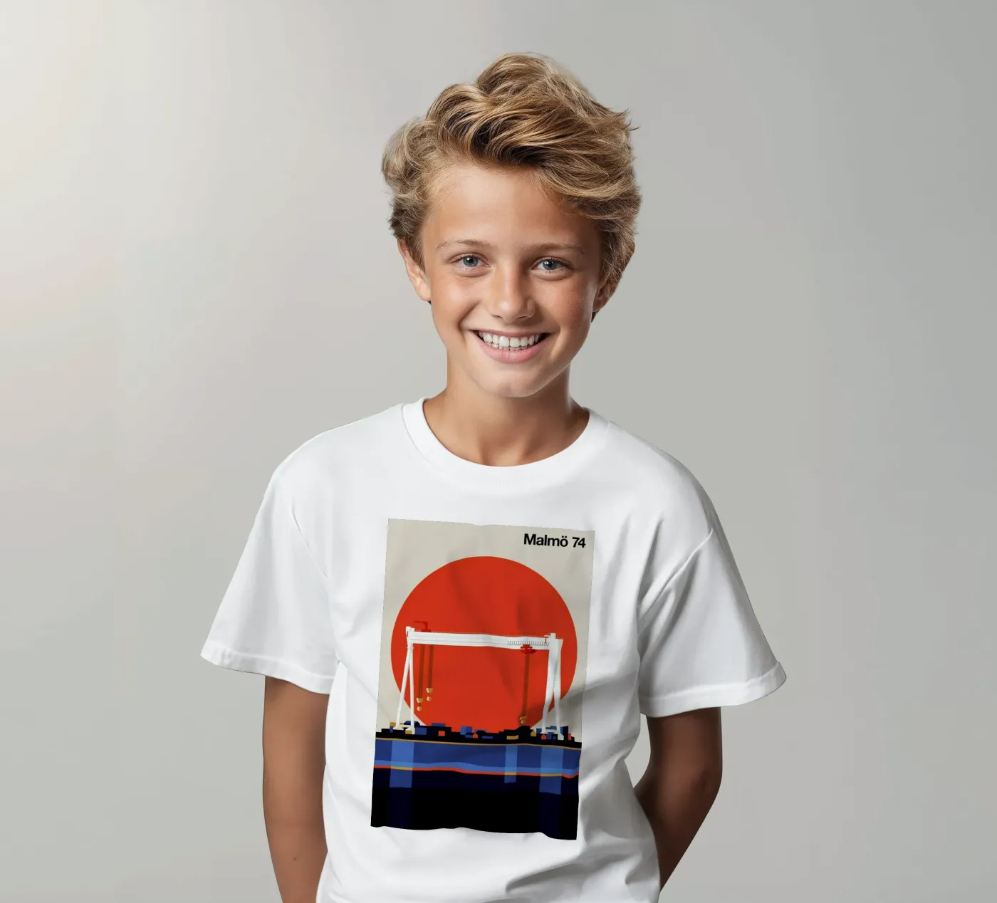Malmo 74 t-shirt bambini da Bo Lundberg