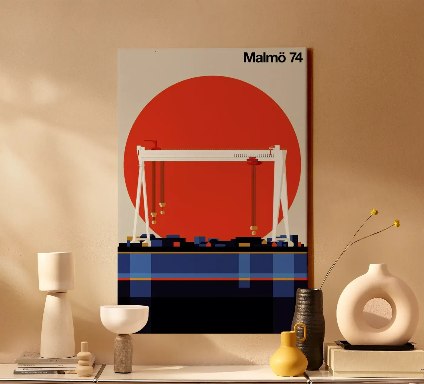 Malmo 74 tela da Bo Lundberg