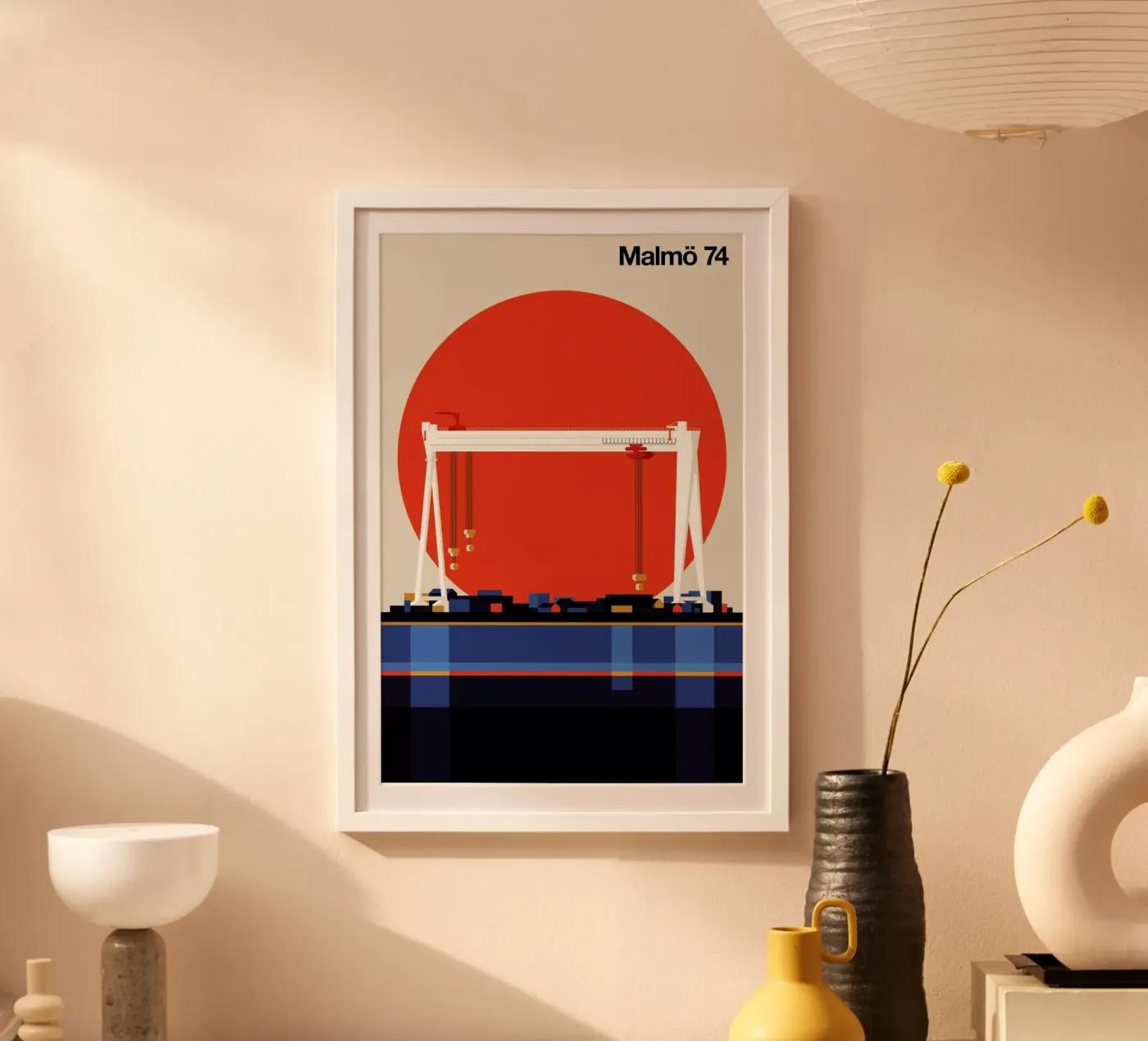 Malmo 74 poster da Bo Lundberg