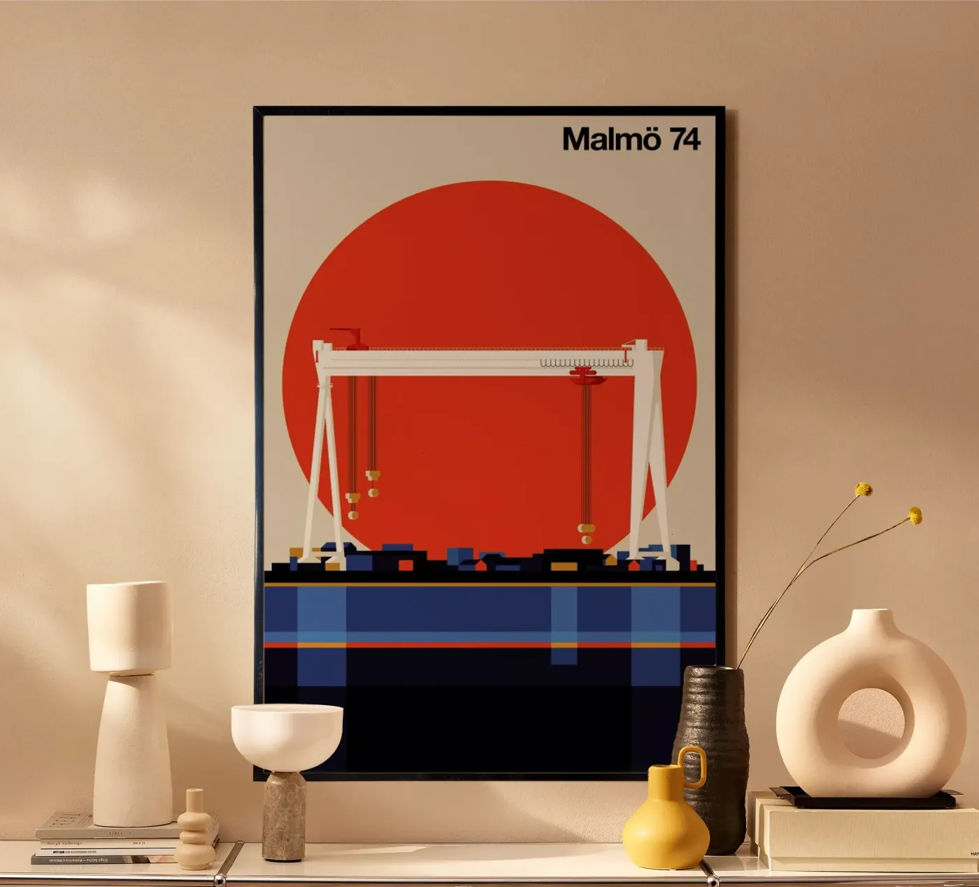 Malmo 74 poster van Bo Lundberg