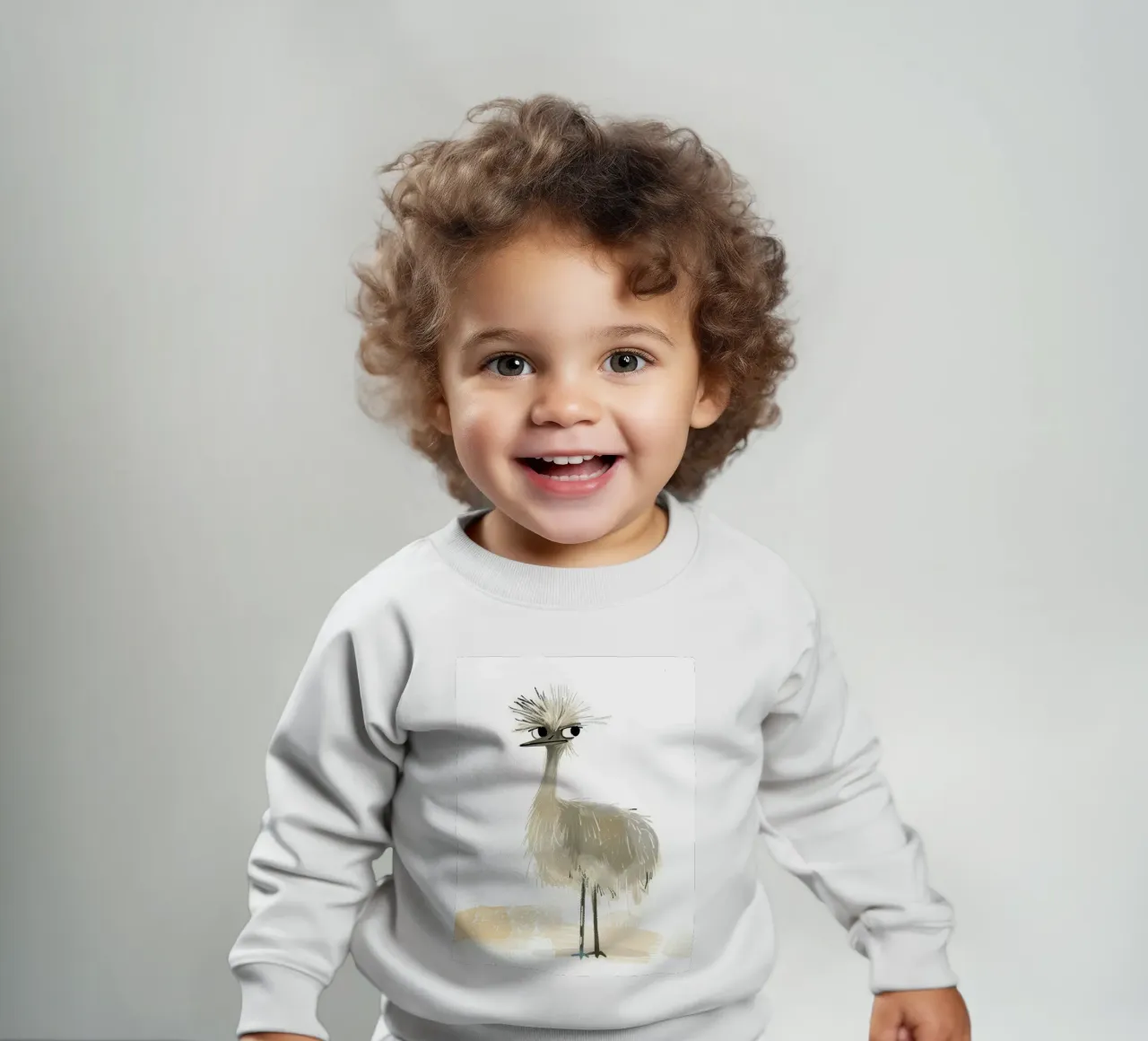 L'eccentrico uccello emu felpa neonato da DesignDoodle