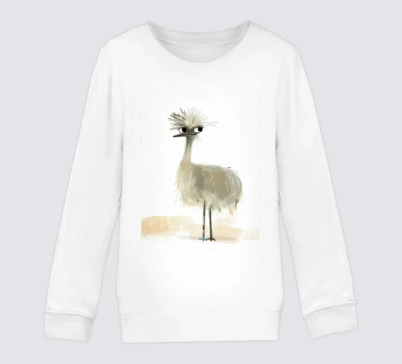 L'eccentrico uccello emu felpa bambino da DesignDoodle