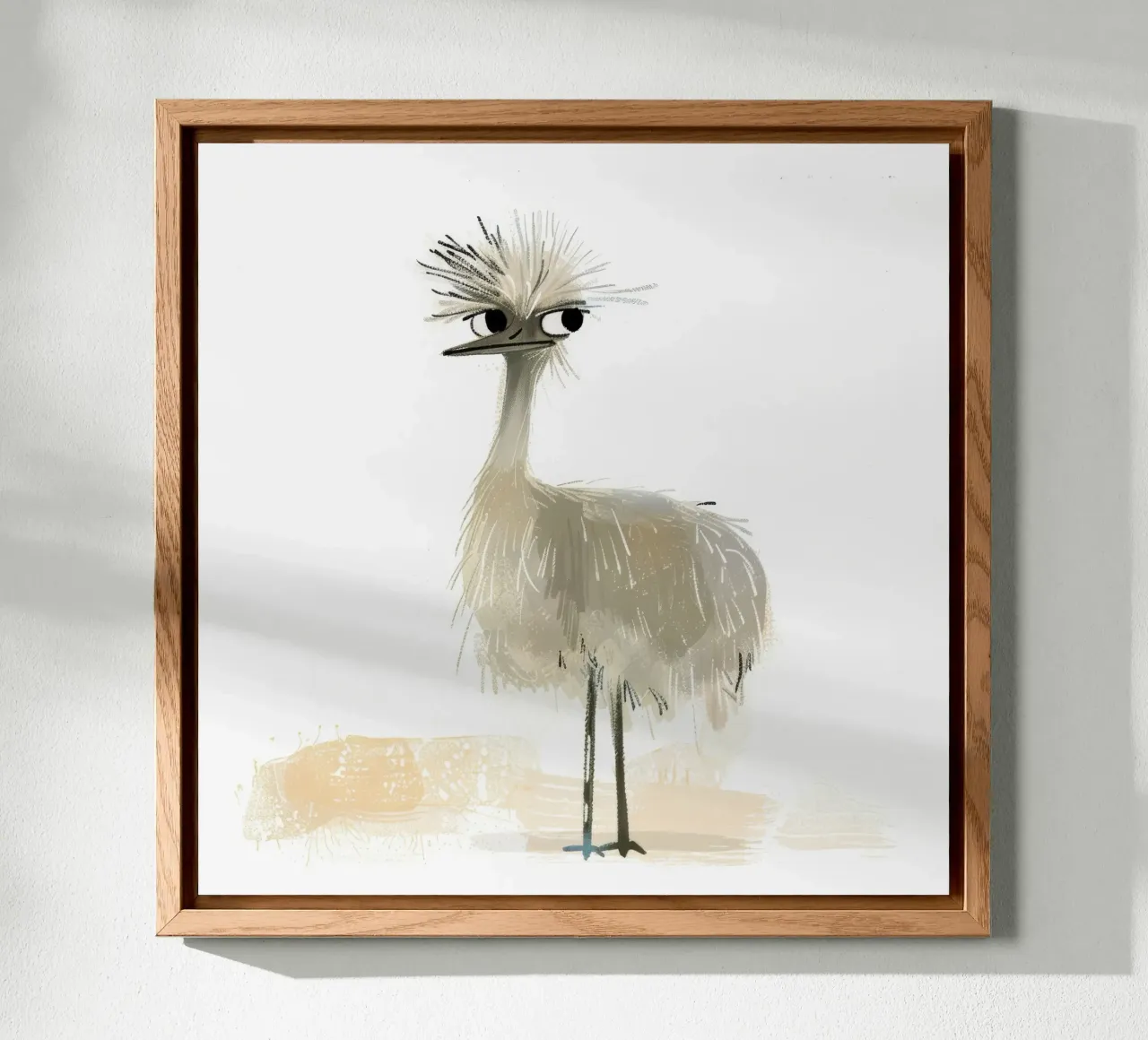 L'eccentrico uccello emu alluminio dibond da DesignDoodle