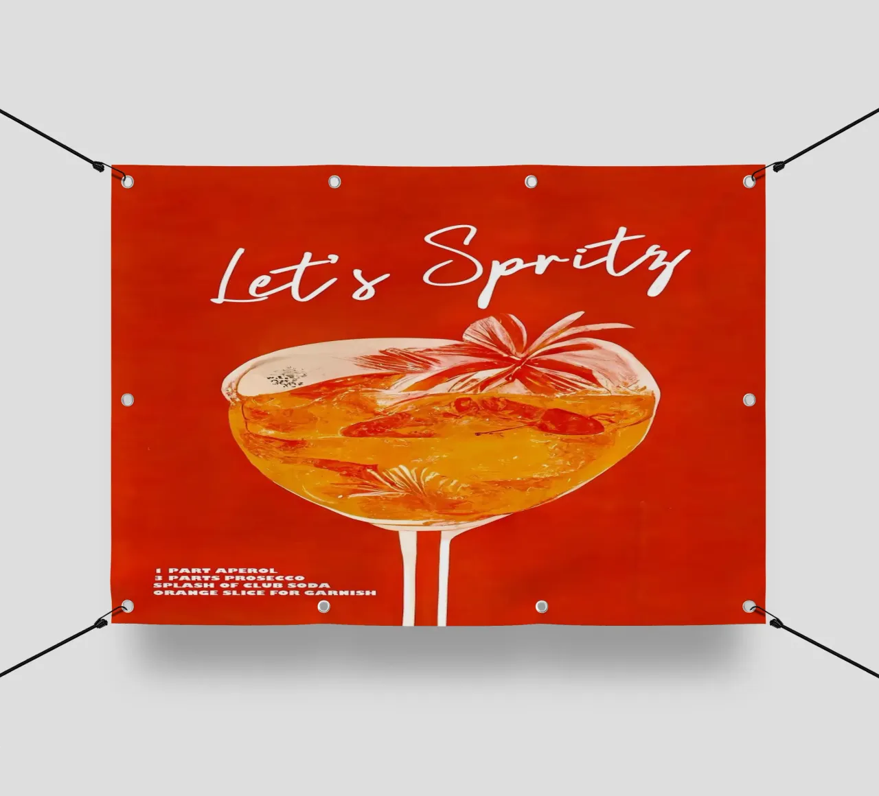 spritz Aperol telo in pvc da John C Labut