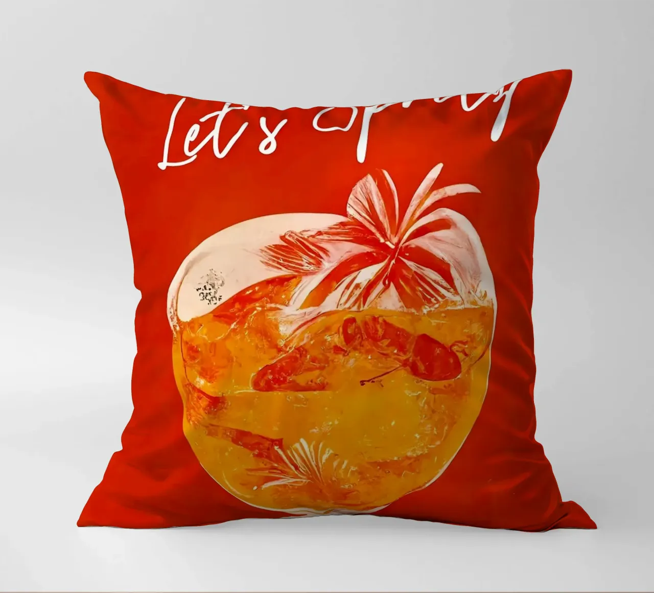 spritz Aperol cuscino da John C Labut