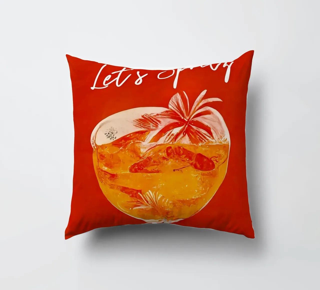 spritz Aperol cuscino da John C Labut