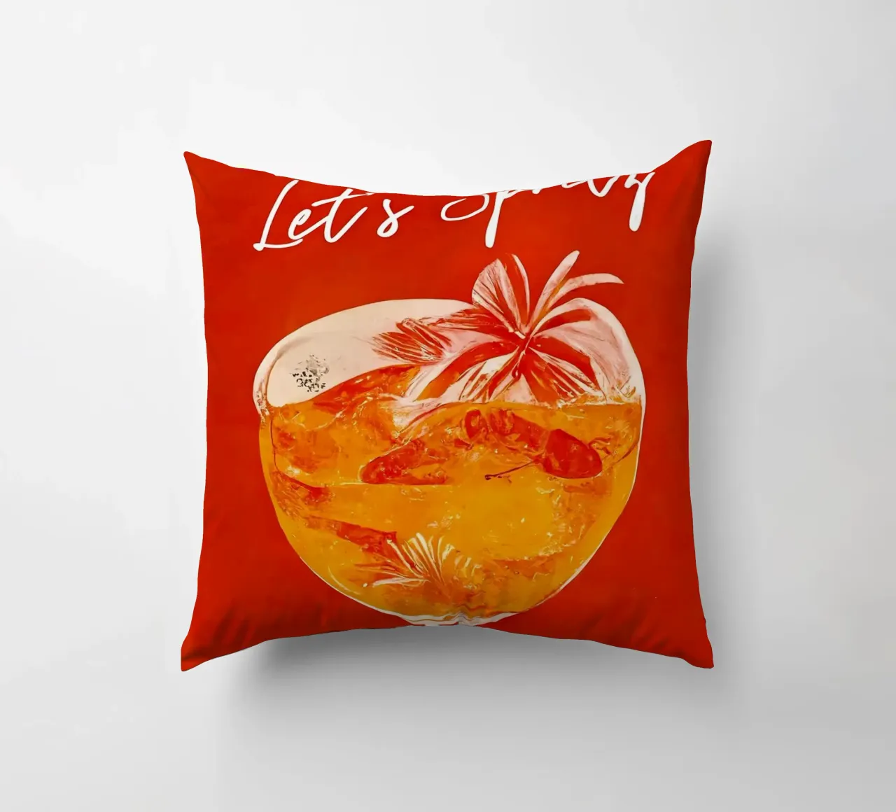 spritz Aperol cuscino da John C Labut